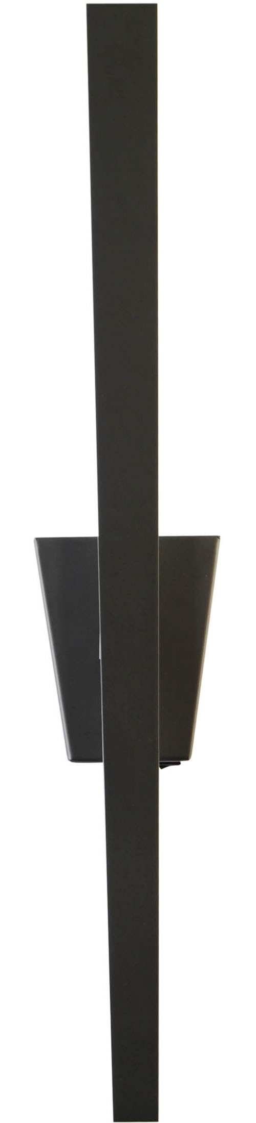 näve LED Wandleuchte »"TREVOR"«, 1 flammig, schwarz, trapezförmiger Baldachin, inkl. Kippschalter, Höhe 62cm