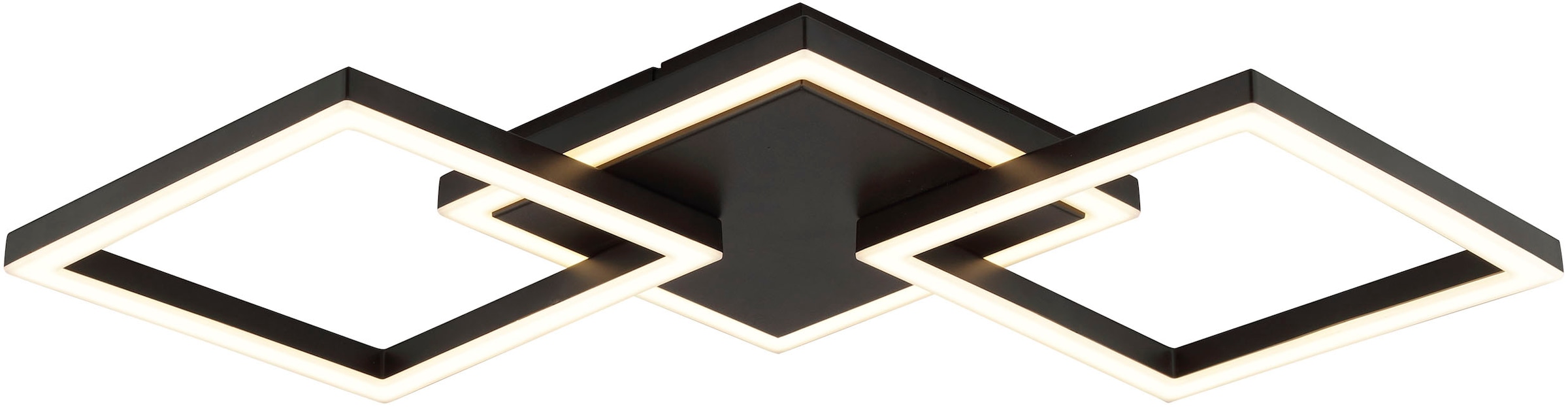 Brilliant LED Deckenleuchte »Tavora« LED-Modul Warmweiß LED-Profilleuchte, 61 x 28 cm, 2500 lm, 3000 K, Metall, schwarz
