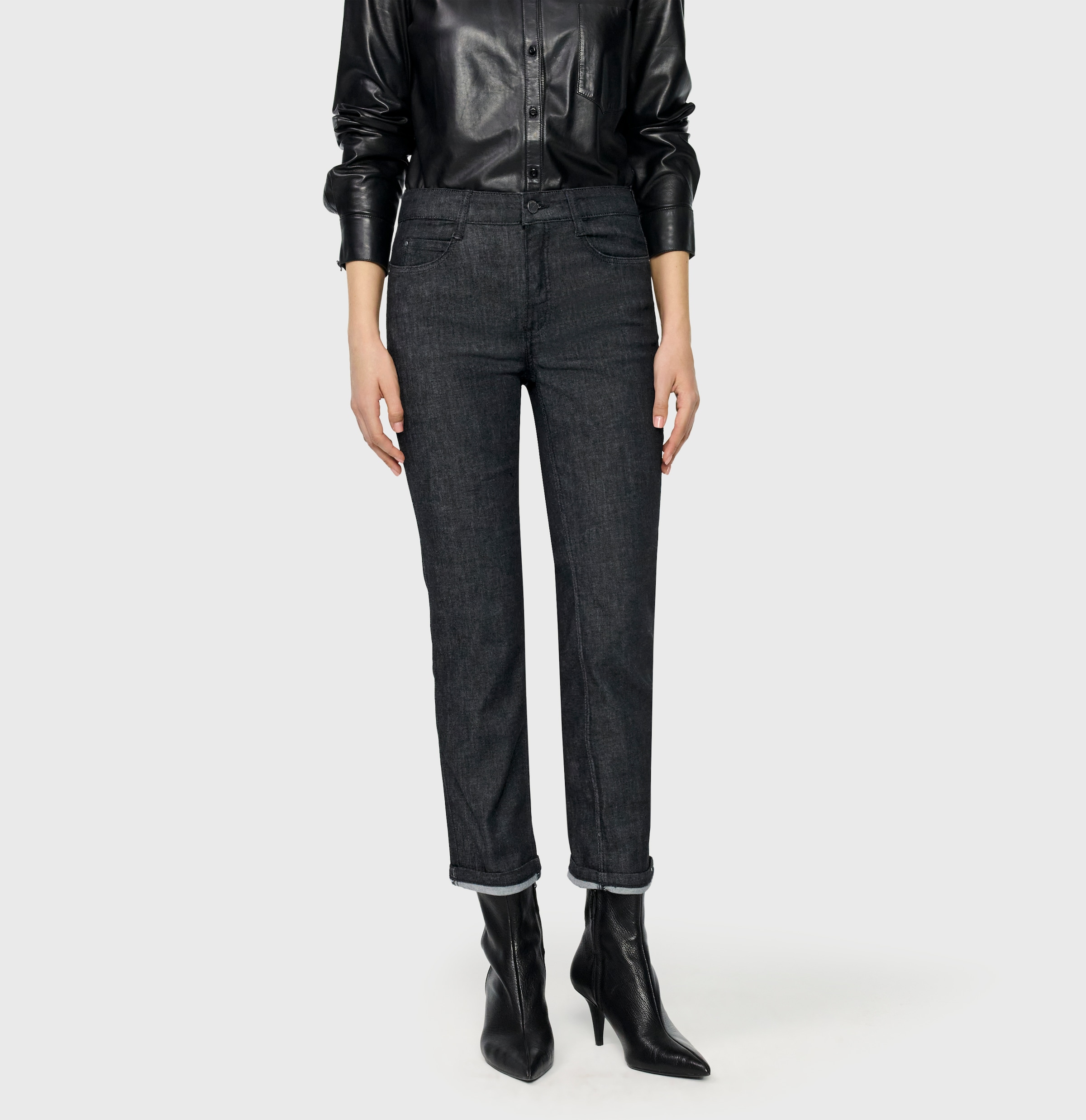 MAC 7/8-Jeans »DREAM cropped auth.« Innovativer Hyperstretch Denim mit figurformendem Shaping-Effekt