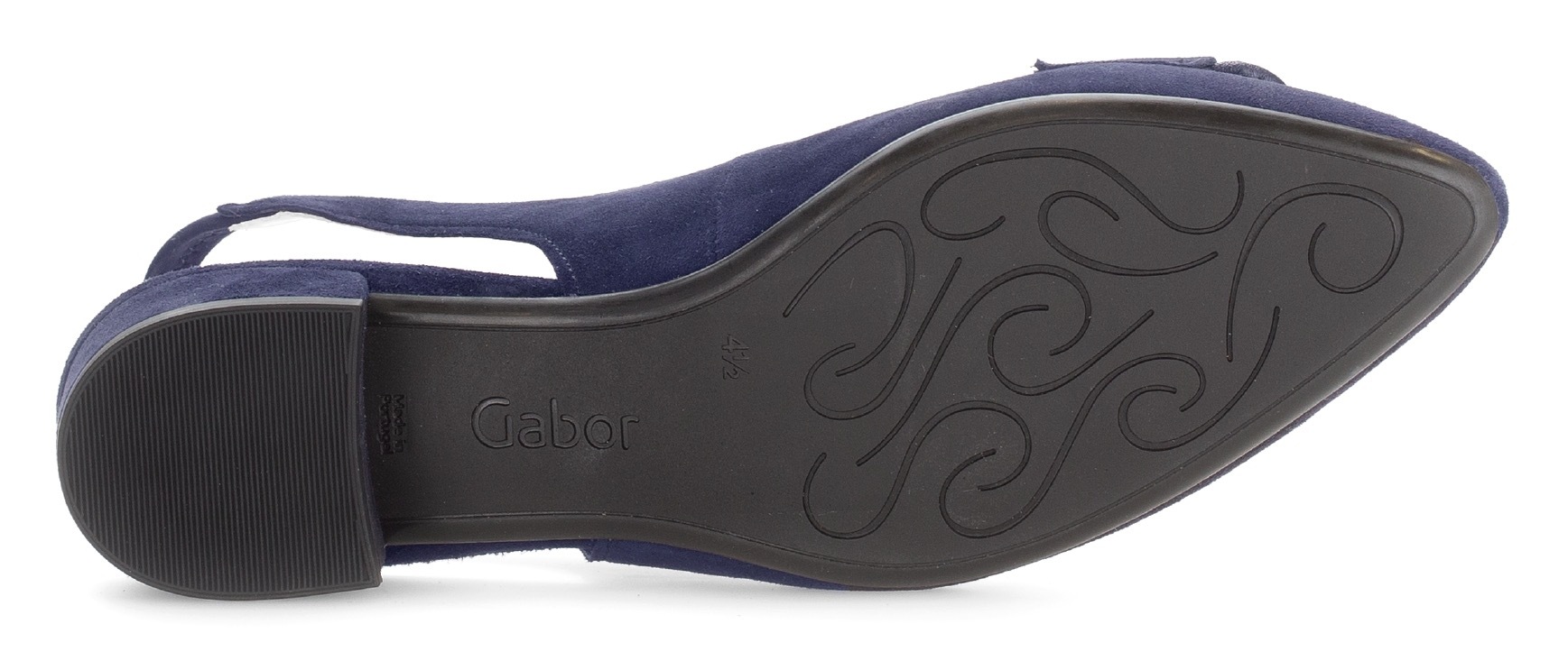 Gabor Slingpumps, Blockabstz, Festtagsschuh, Hochzeitsschuh mit elastischem Riemchen