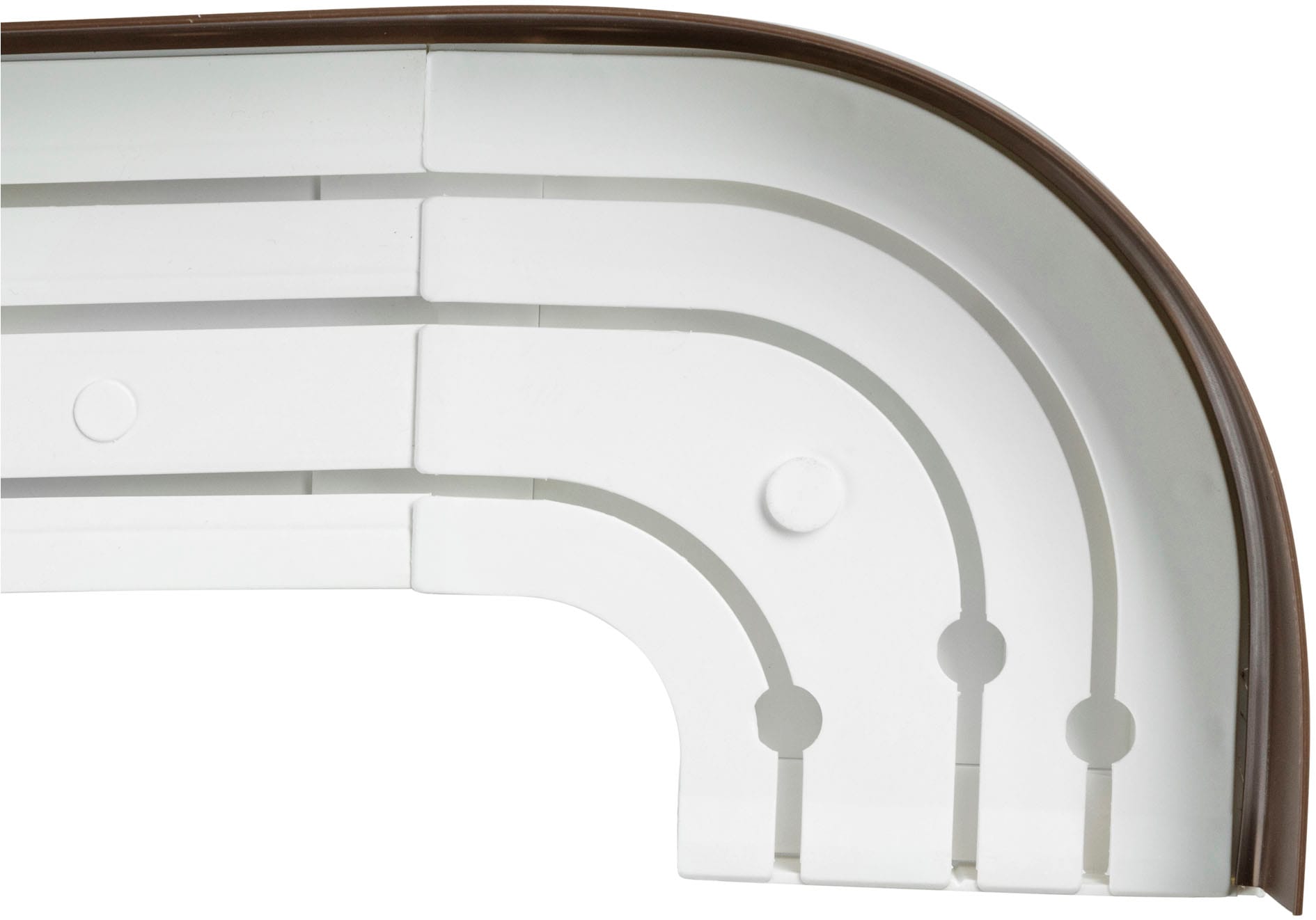 SN DECO GROUP Gardinenschiene »SH3«, 3 läufig-läufig, Fixmaß, mit Blende 5 cm