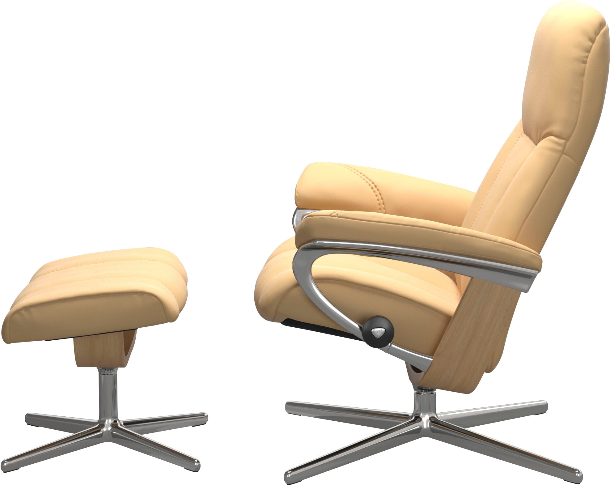 Stressless® Relaxsessel »Consul« mit Cross Base, Größe S, M & L, Holzakzent Eiche