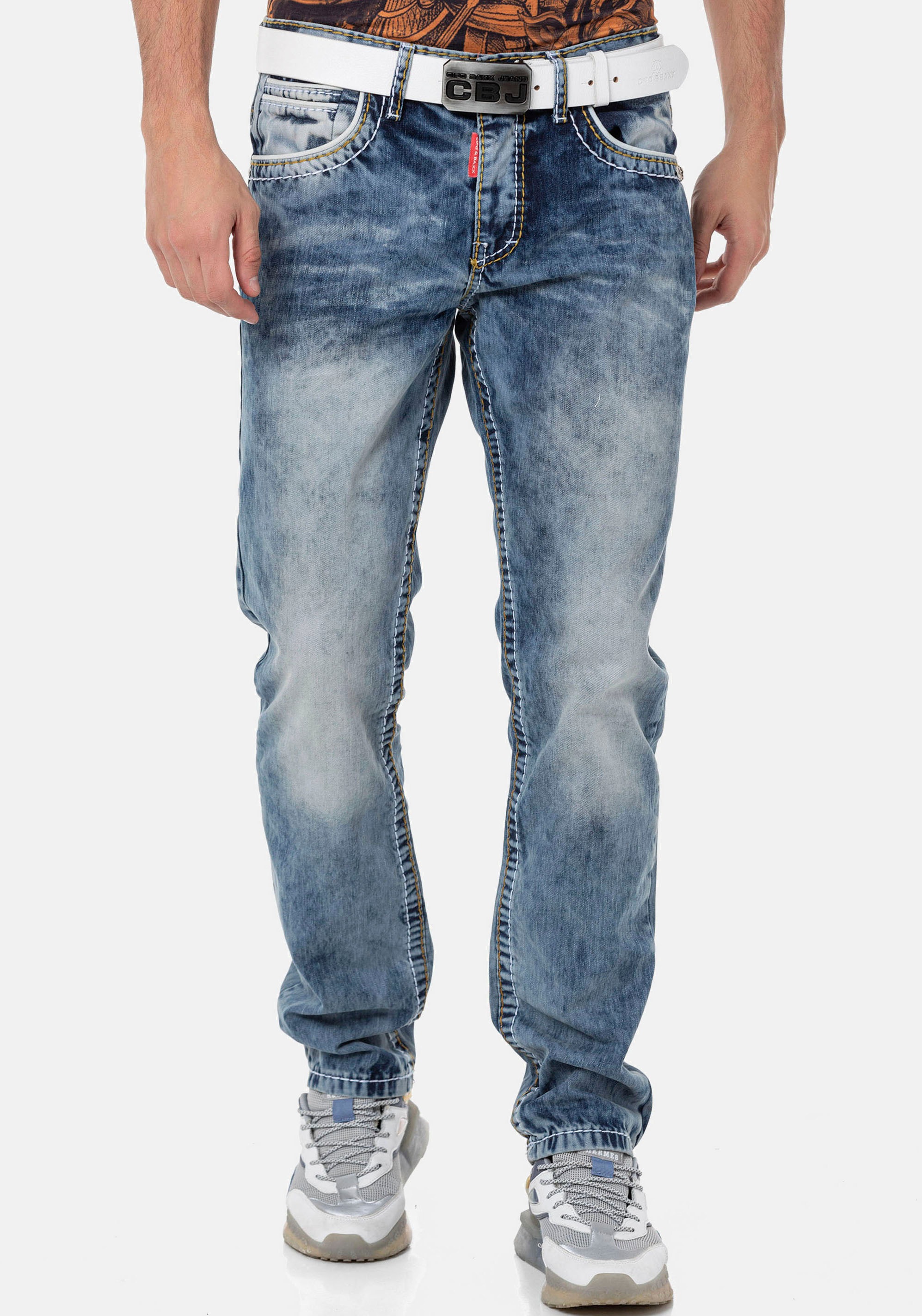 Cipo & Baxx Straight-Jeans