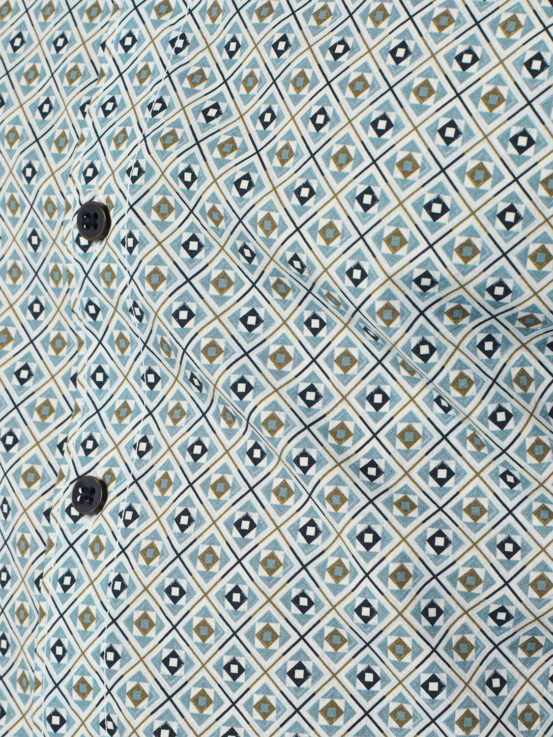 NO EXCESS Langarmhemd mit Muster