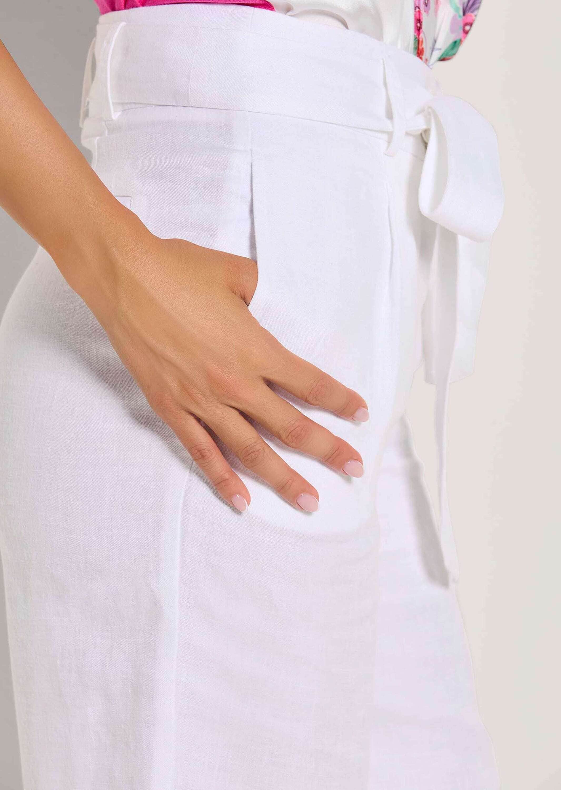 MADELEINE Bügelfaltenhose »Leinenhose Leinenhose mit Bund- und Bügelfalten«