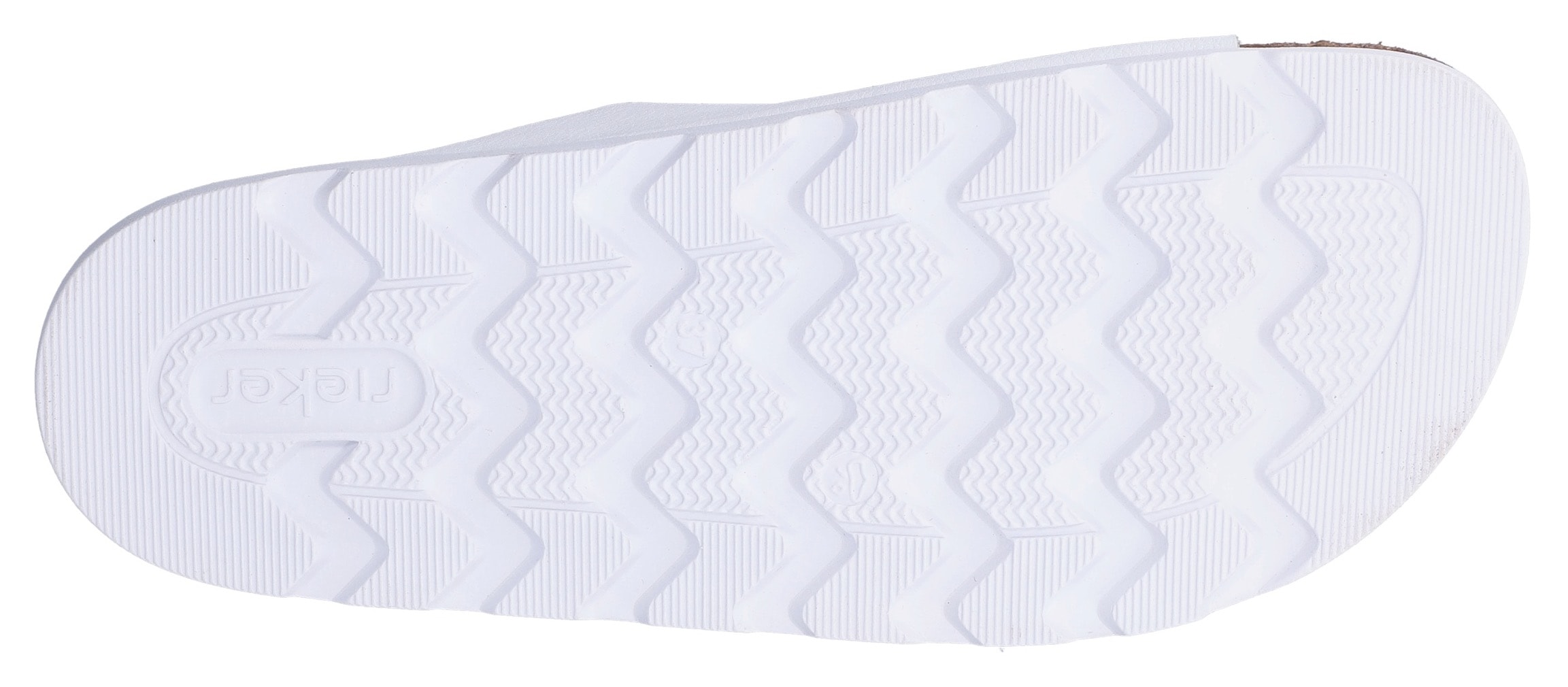 Rieker Pantolette  Hausschuh, Sommerschuh, Strandschuh, Zweischnaller mit Softfußbett