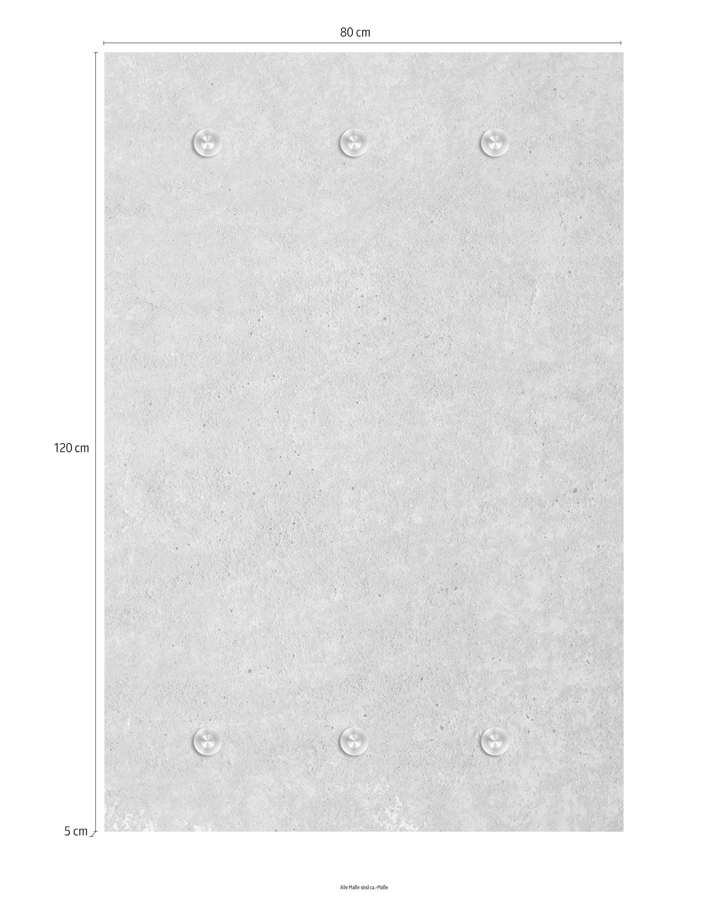 queence Garderobenleiste »Wand«, mit 6 Haken, 80 x 120 cm