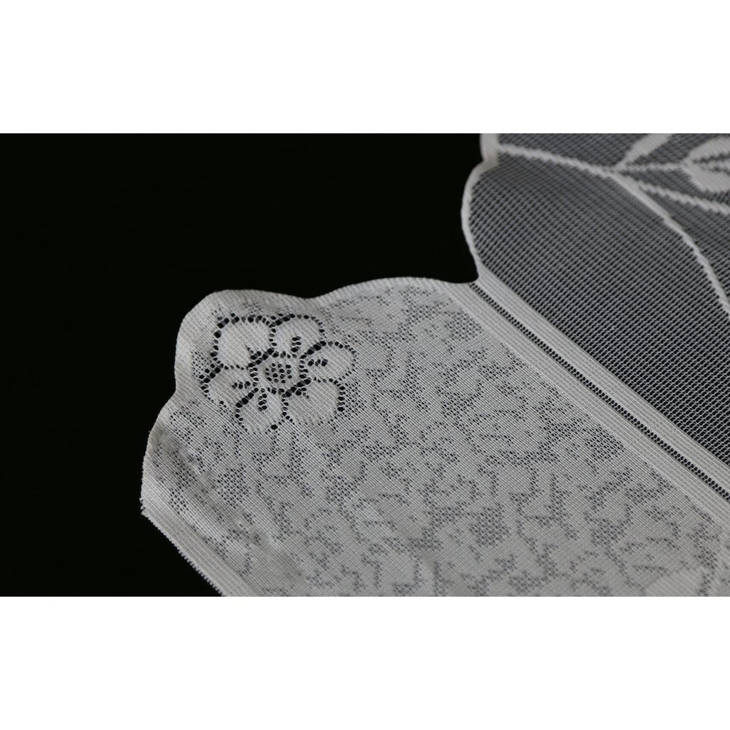 DELAVITA Scheibengardine »TENDRIL«, (1 St.), transparent, gewebt, monochrom, verschiedene Größen