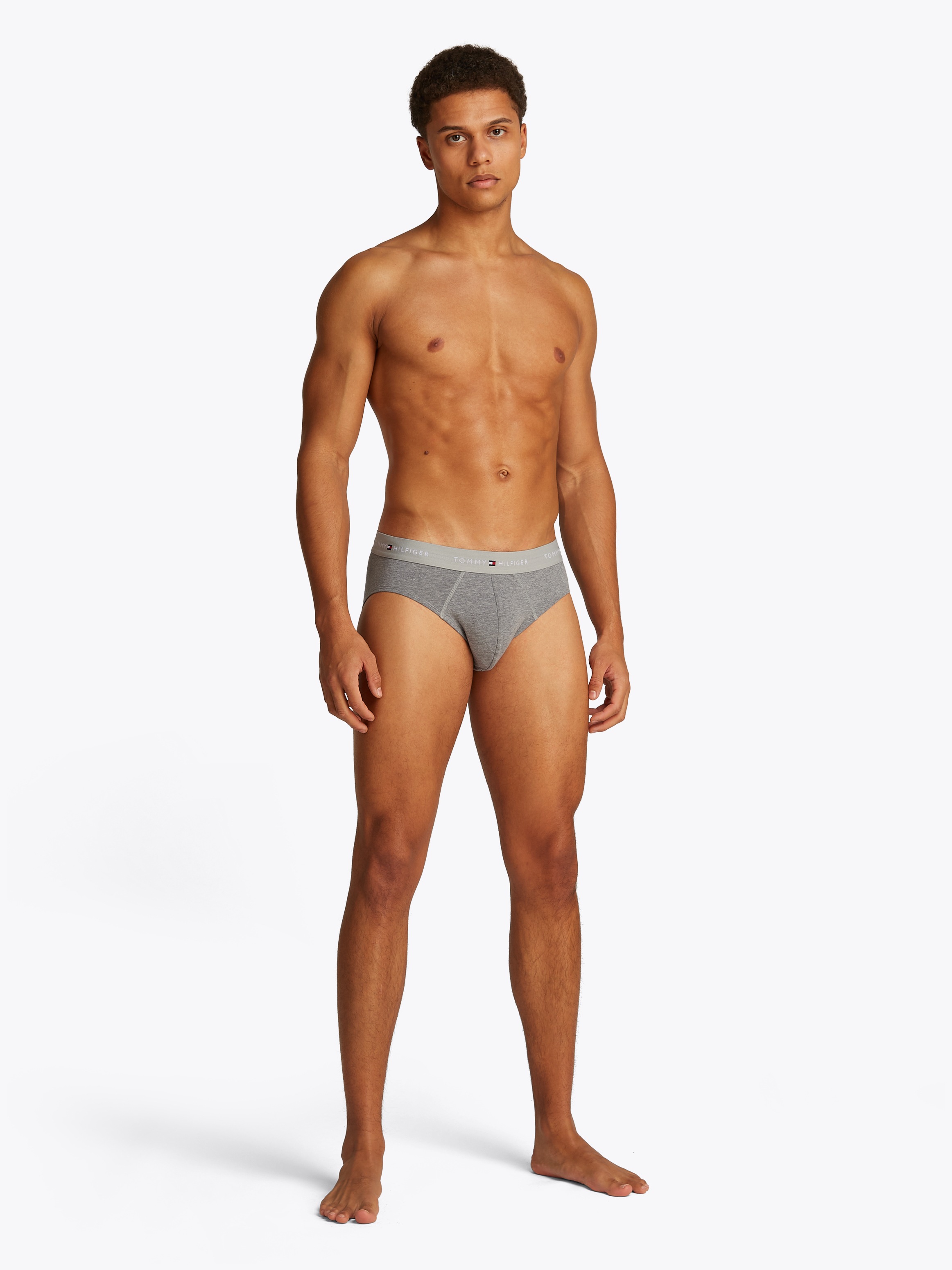 Tommy Hilfiger Underwear Slip »3P BRIEF DTM«, (Packung, 3 St., 3er), mit Logo-Elastikbund