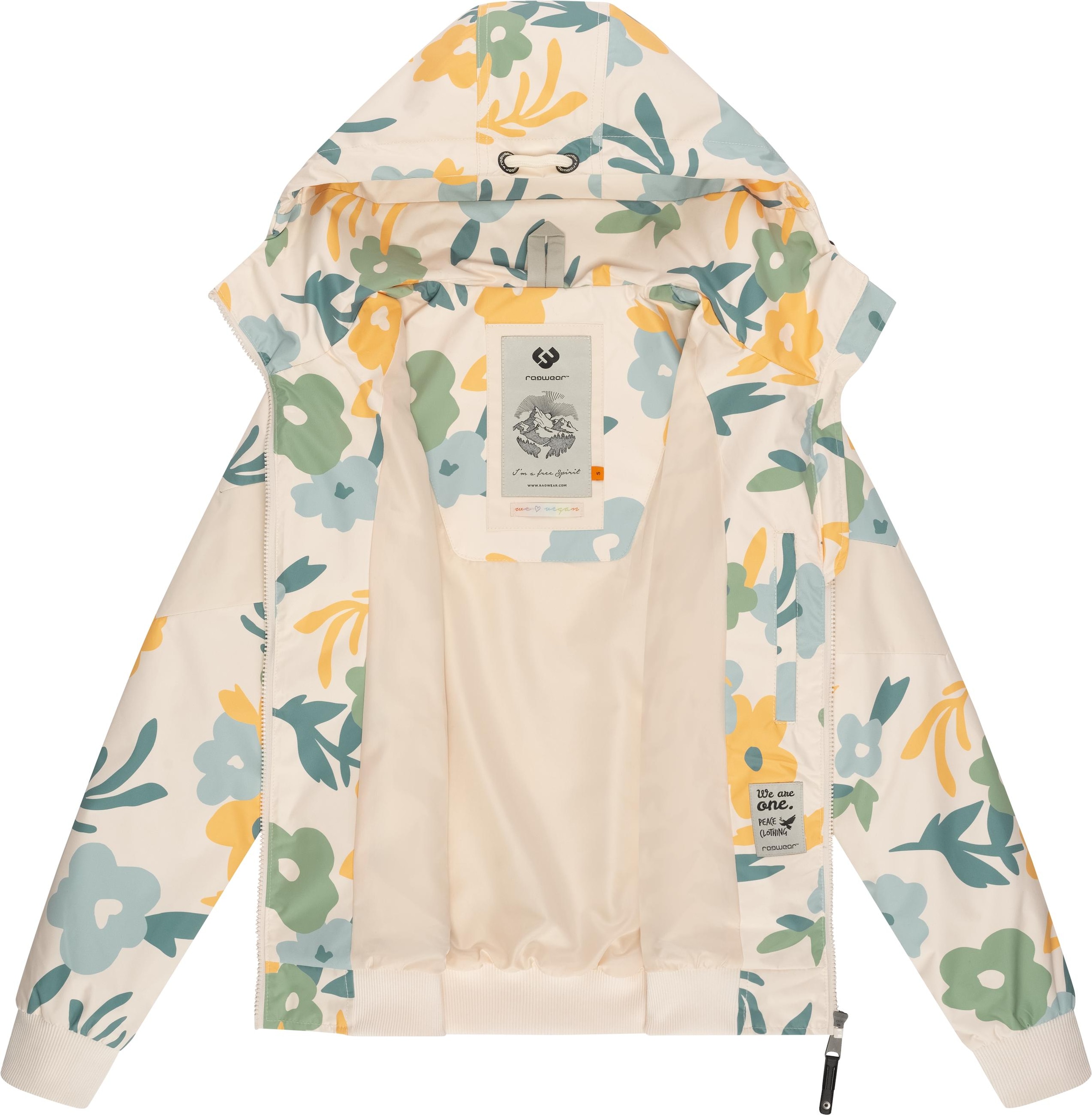 Ragwear Outdoorjacke »Übergangsjacke Nuggie Block Flower«