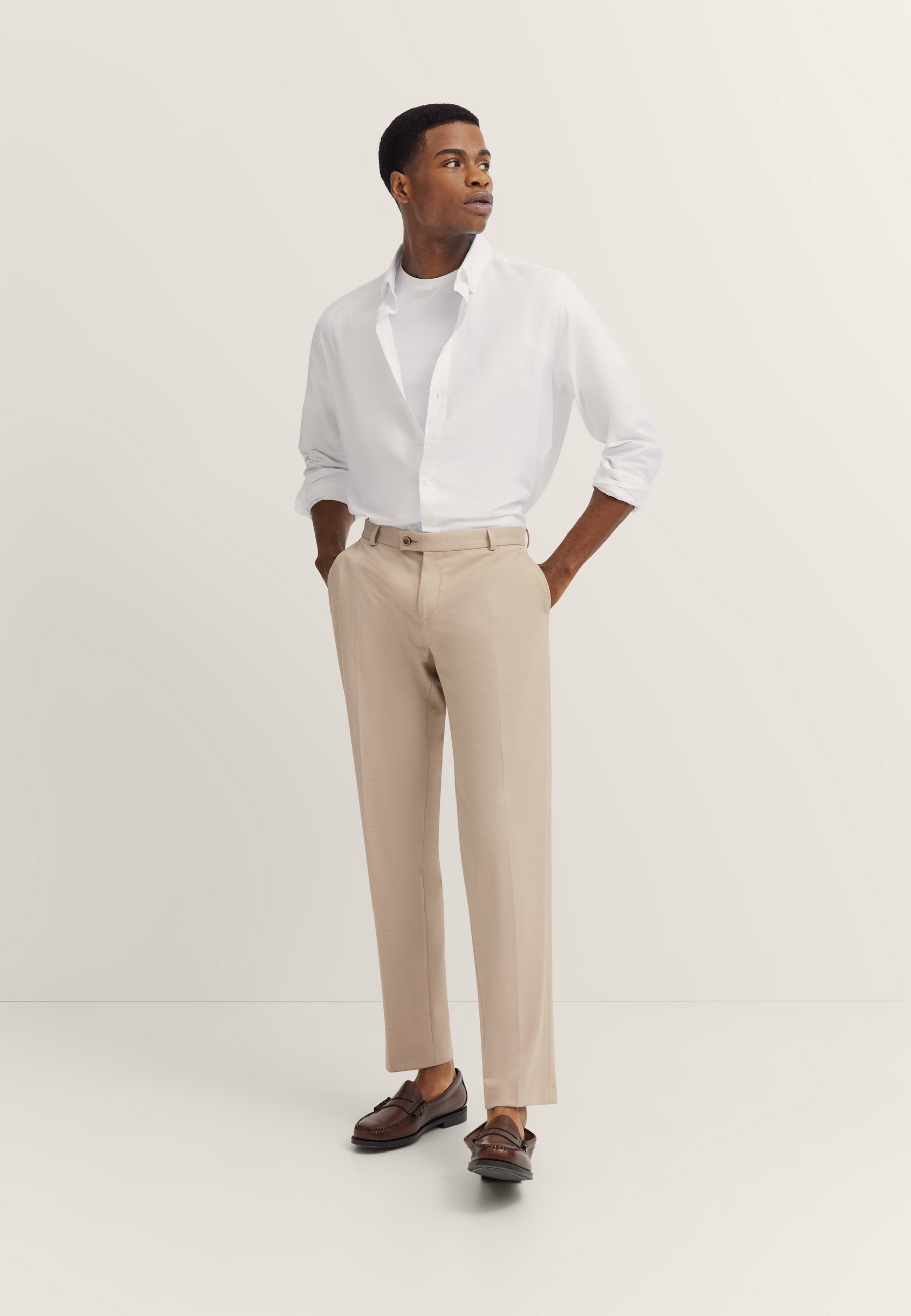 bugatti Anzughose »Regular Fit«  Jersey-Artikel mit Stretch