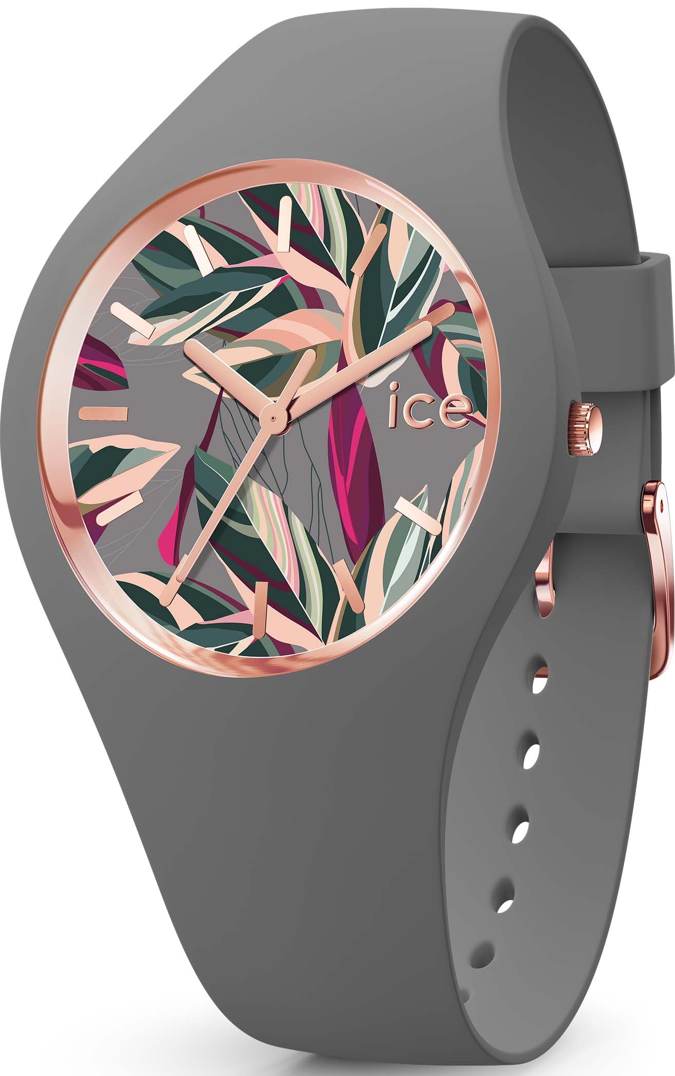 ice-watch Quarzuhr »ICE flower Grey leaves M 020515«