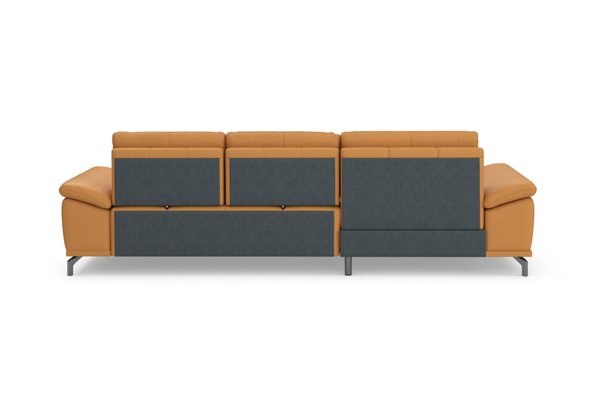 Places of Style Ecksofa Costello, mit Sitztiefenverstellung und Armlehnfunktion, incl. 3 Nierenkissen