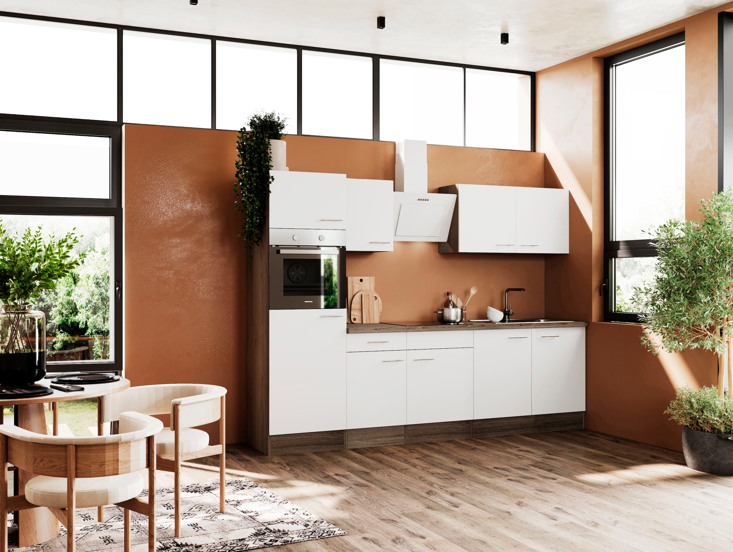 RESPEKTA Küche »Oliver«, Breite 270 cm, wechselseitig aufbaubar bequem  kaufen