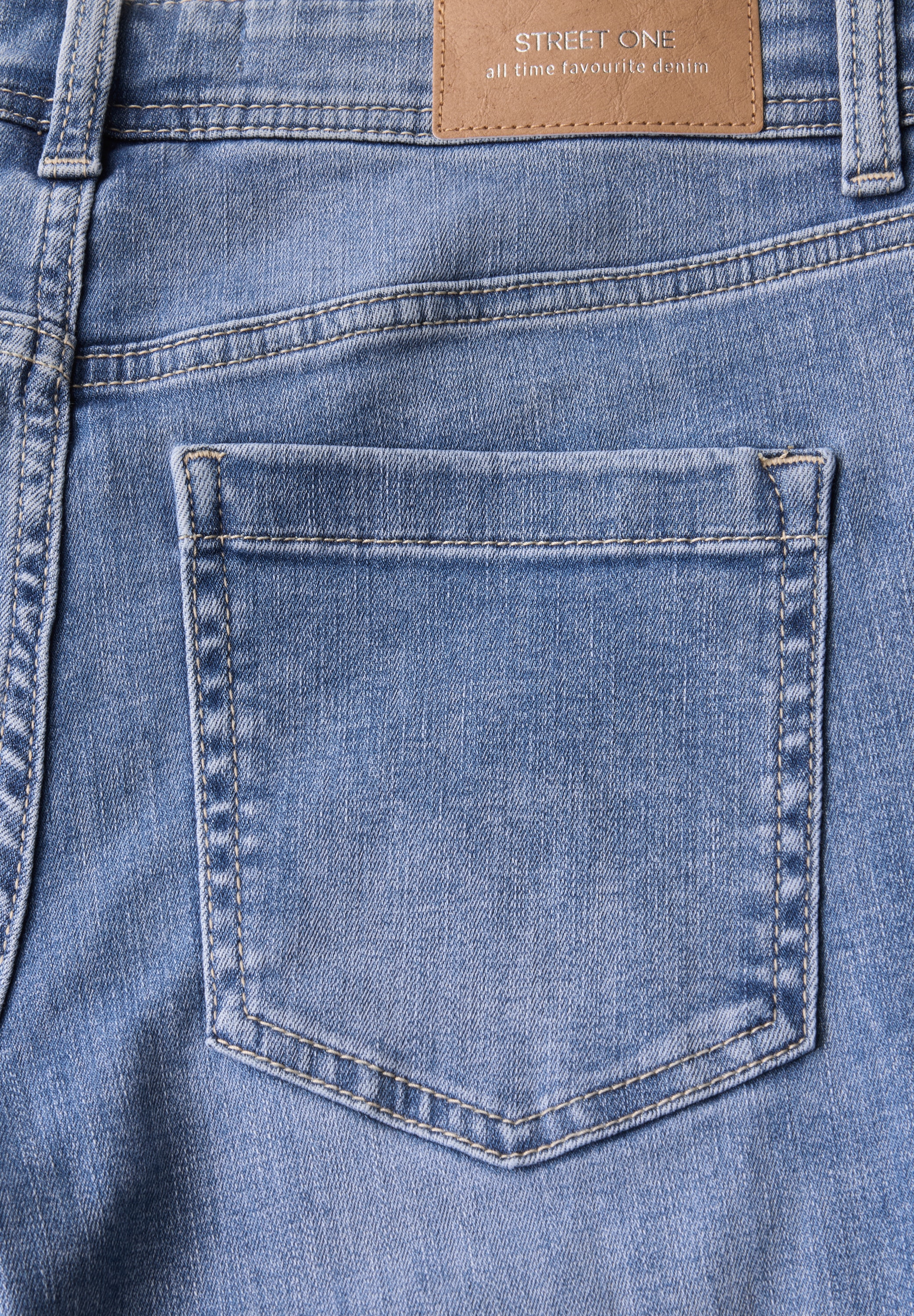STREET ONE Straight-Jeans »Style QR Denim Straight«, im 5-Pocket-Style