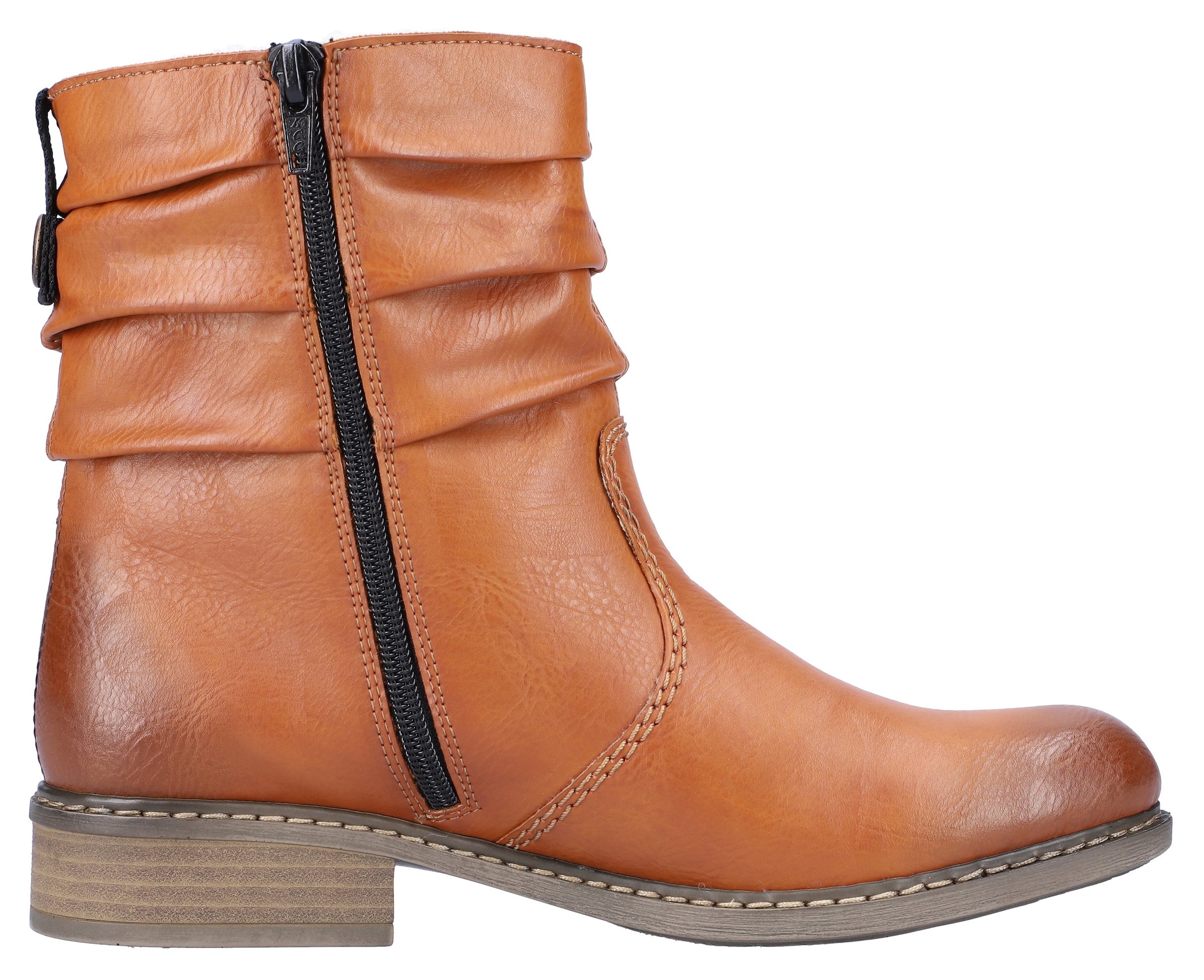 Rieker Winterboots, mit Raffungen am slouchy Schaft