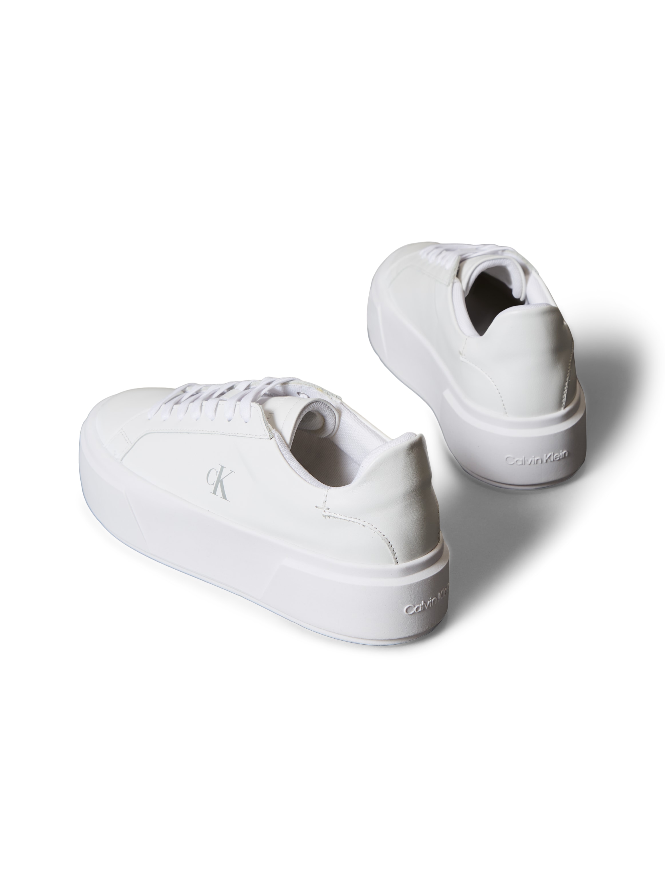 Calvin Klein Jeans Plateausneaker »FLATFORM LACE UP LTH MG«  Schnürschuh, Halbschuh, Freizeitschuh mit CK-Logo