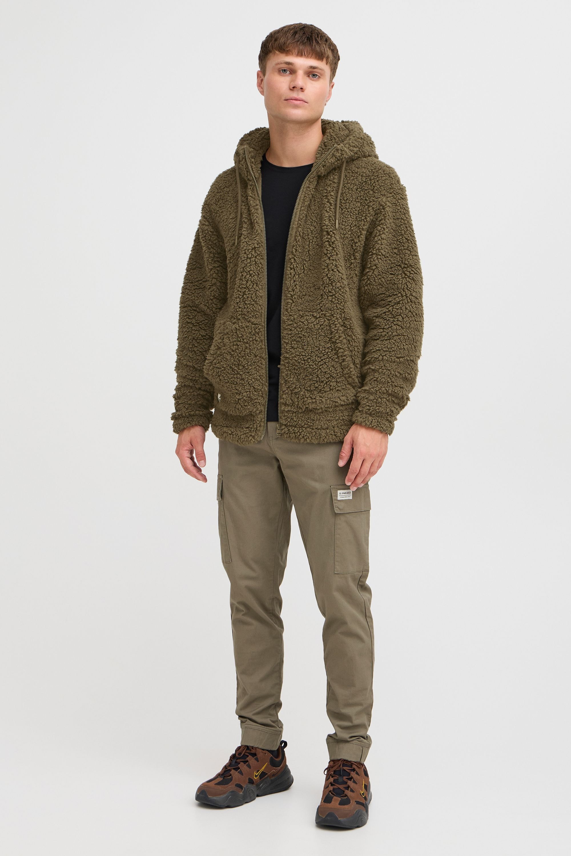 11 Project Funktions-Kapuzensweatjacke »Fellimitatjacke PRDaag«