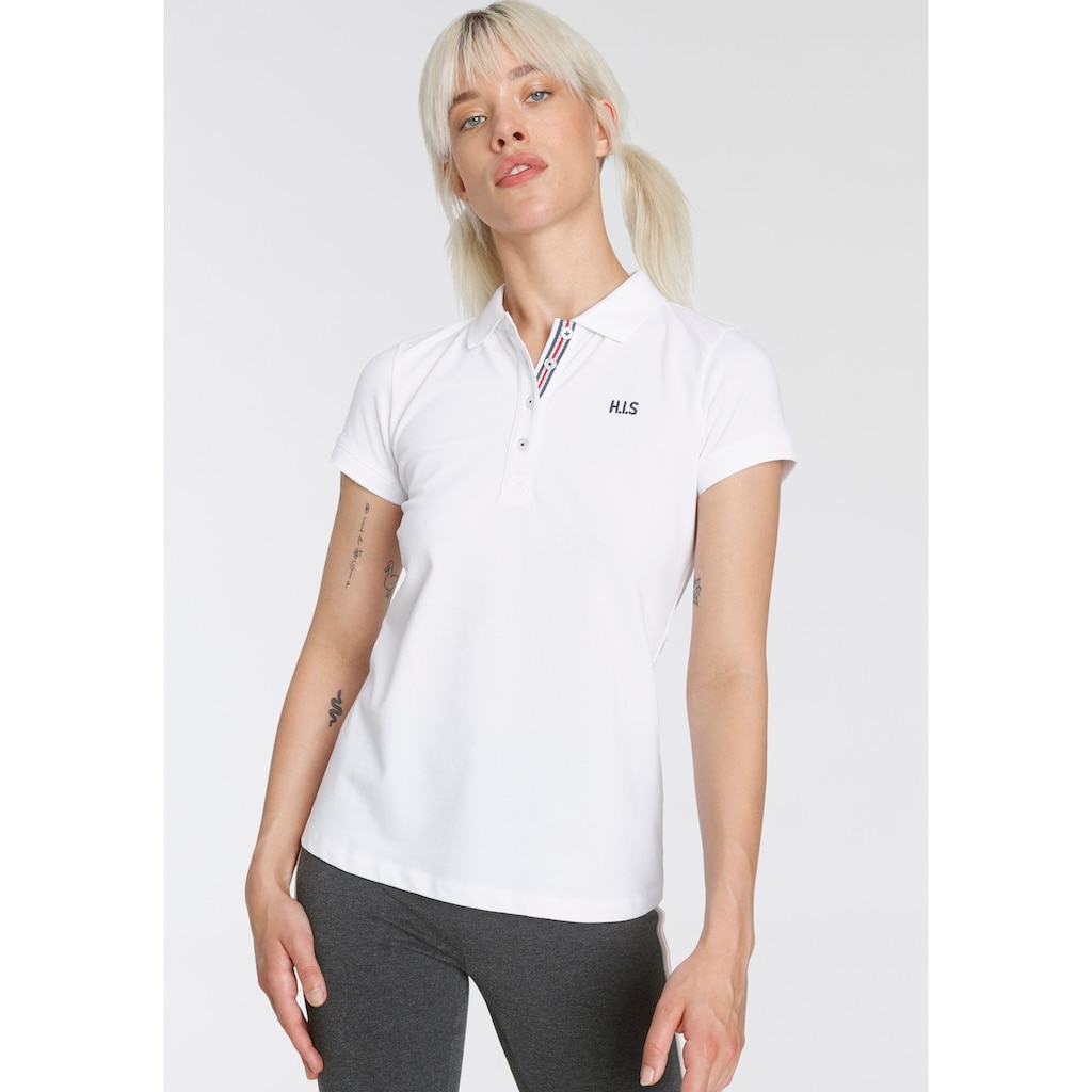 H.I.S Poloshirt, (2er-Pack), aus weicher Pique-Qualität