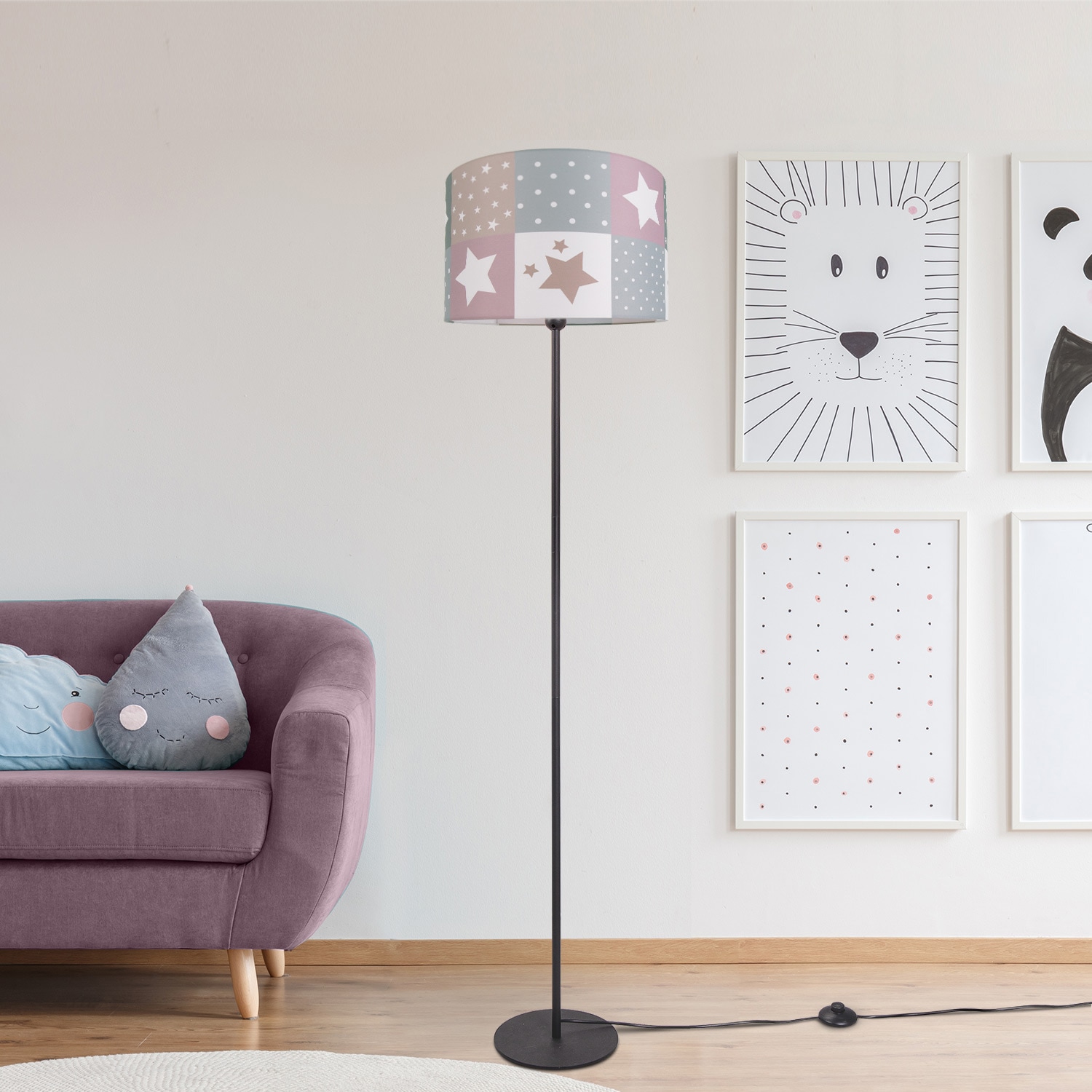 Paco Home Motiv, | mit 1 3 flammig-flammig, XXL Jahren kaufen online Lampe Stehleuchte Deckenleuchten LED Kinderlampe Sternen Kinderzimmer 345«, Garantie E27 »Cosmo