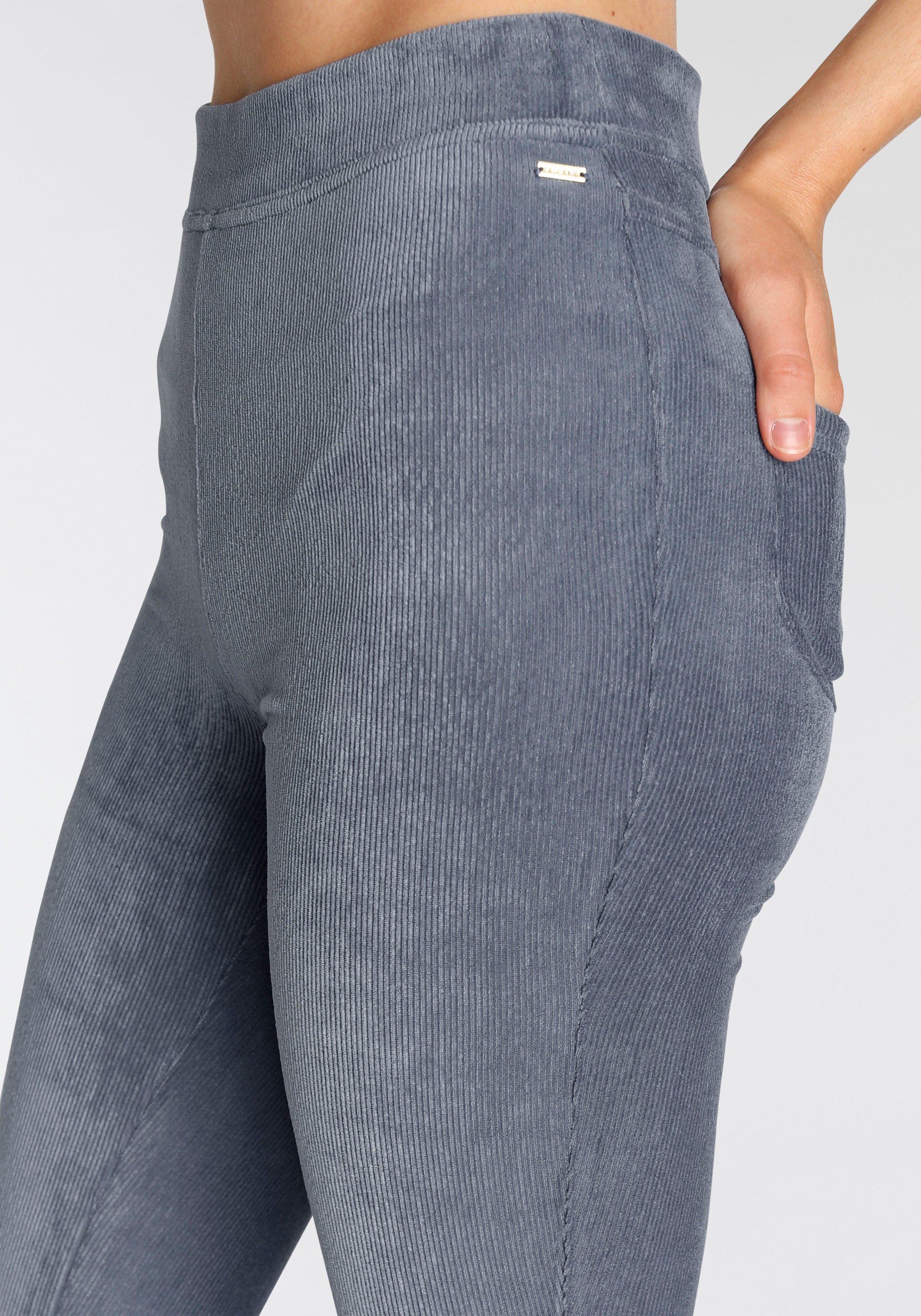 LASCANA Jazzpants, aus weichem Material in Cord-Optik, Loungewear bei ♕