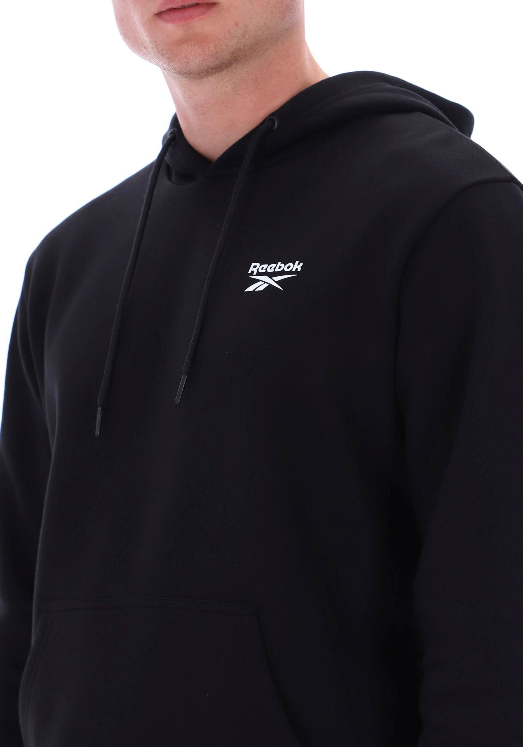 Reebok Kapuzensweatshirt »NOAH SMALL LOGO HOODY«, mit Kapuze, aus Baumwolle und Polyester, in mehreren Größen erhältlich
