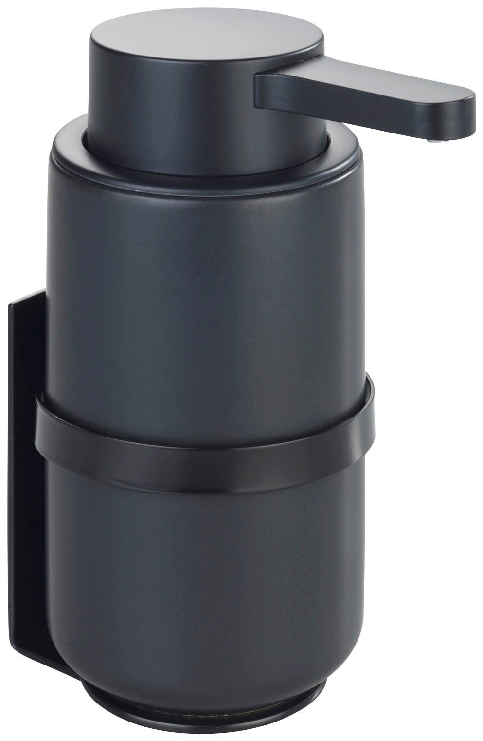 WENKO Seifenspender »Woya«, (1 tlg.), Schwarz, Keramik, 250 ml