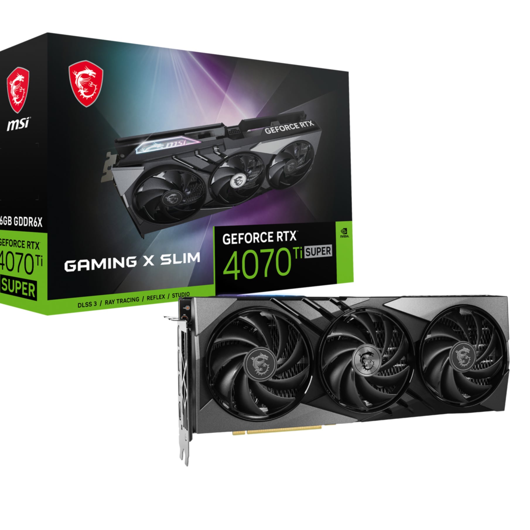 Grafikkarte »GeForce RTX 4070 Ti SUPER 16G GAMING X SLIM«