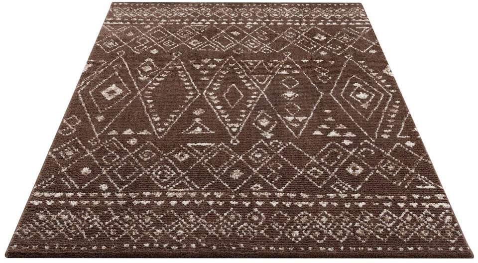 Carpet City Teppich »April 2292«, rechteckig, 10 mm Höhe, Läufer, weich durch Microfaser, Boho Ethno Look, Wohnzimmer
