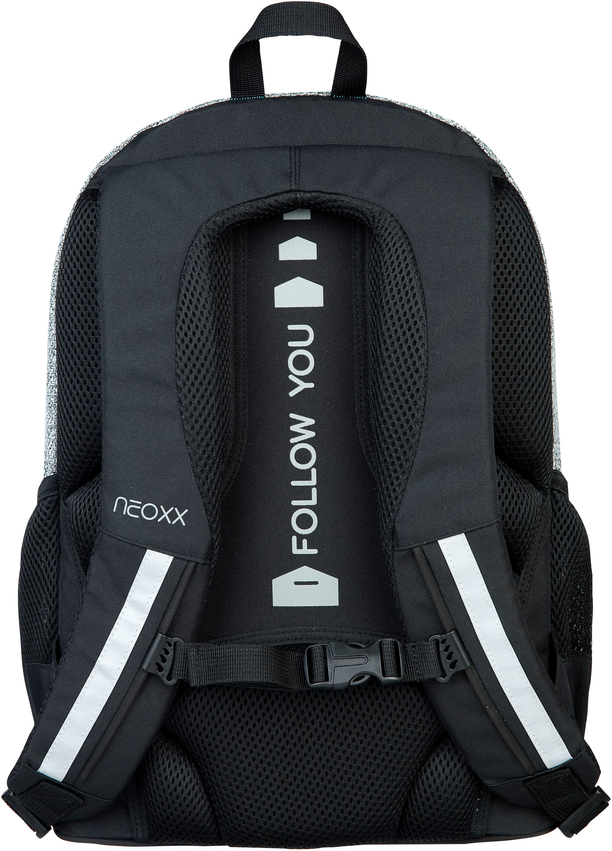 neoxx Schulrucksack »Flow, Wool the World«, teilweise aus recyceltem Material