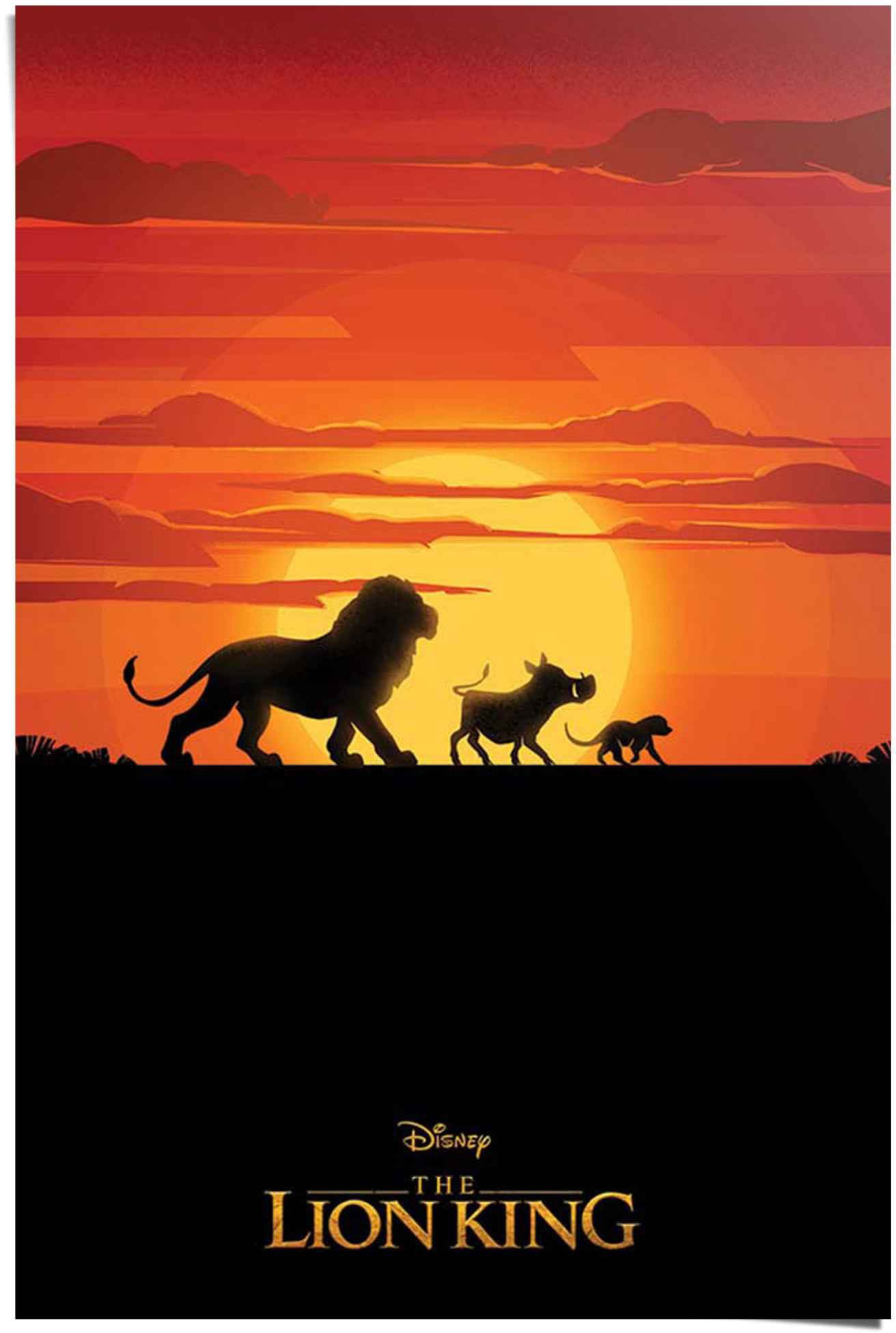 Poster Löwen St.) Pumbaa«, bestellen der »König (1 Simba,Timon Reinders! Raten auf und