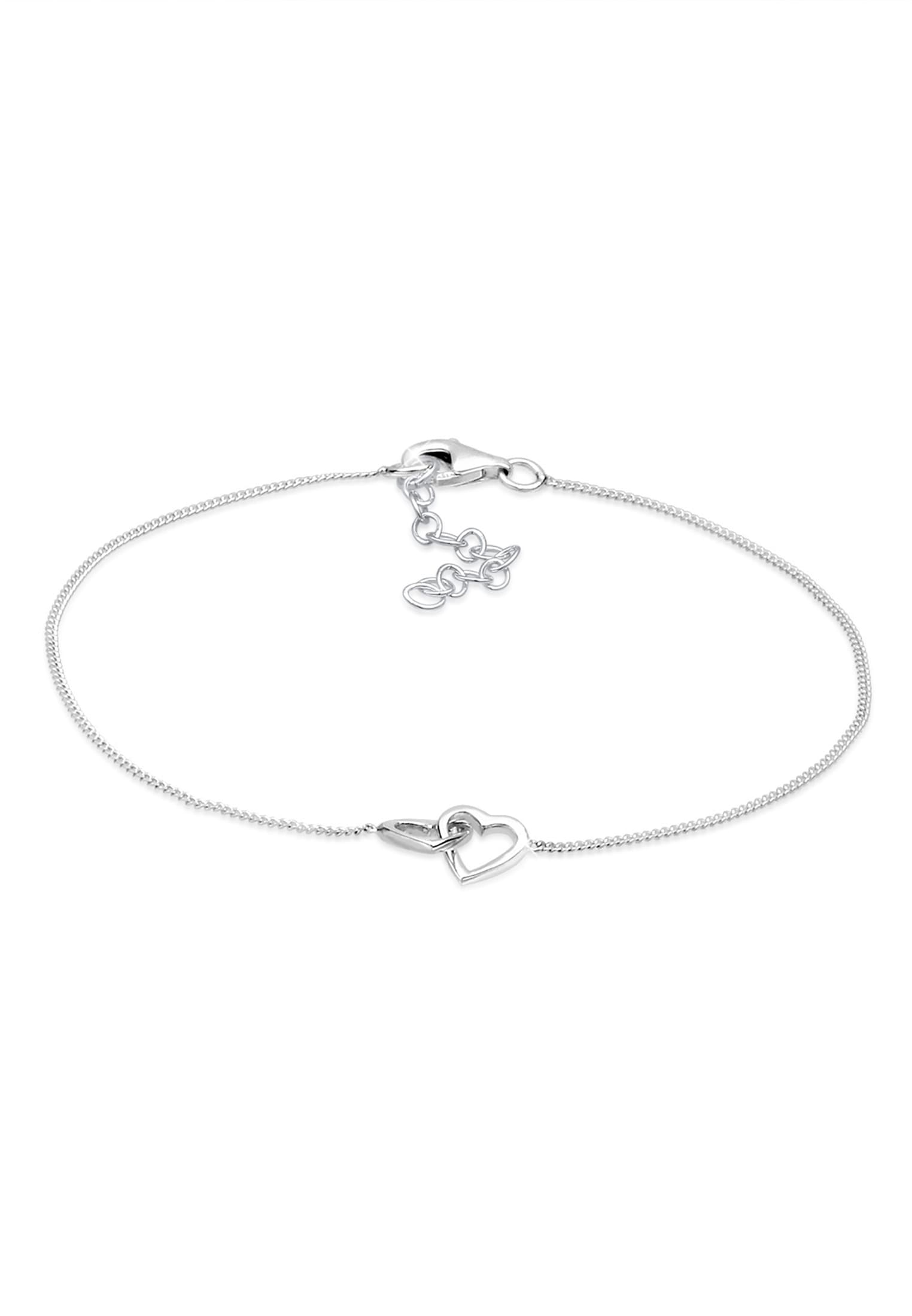 Armkette »Armband Herz Heart Verschlungen 925 Sterling Silber«