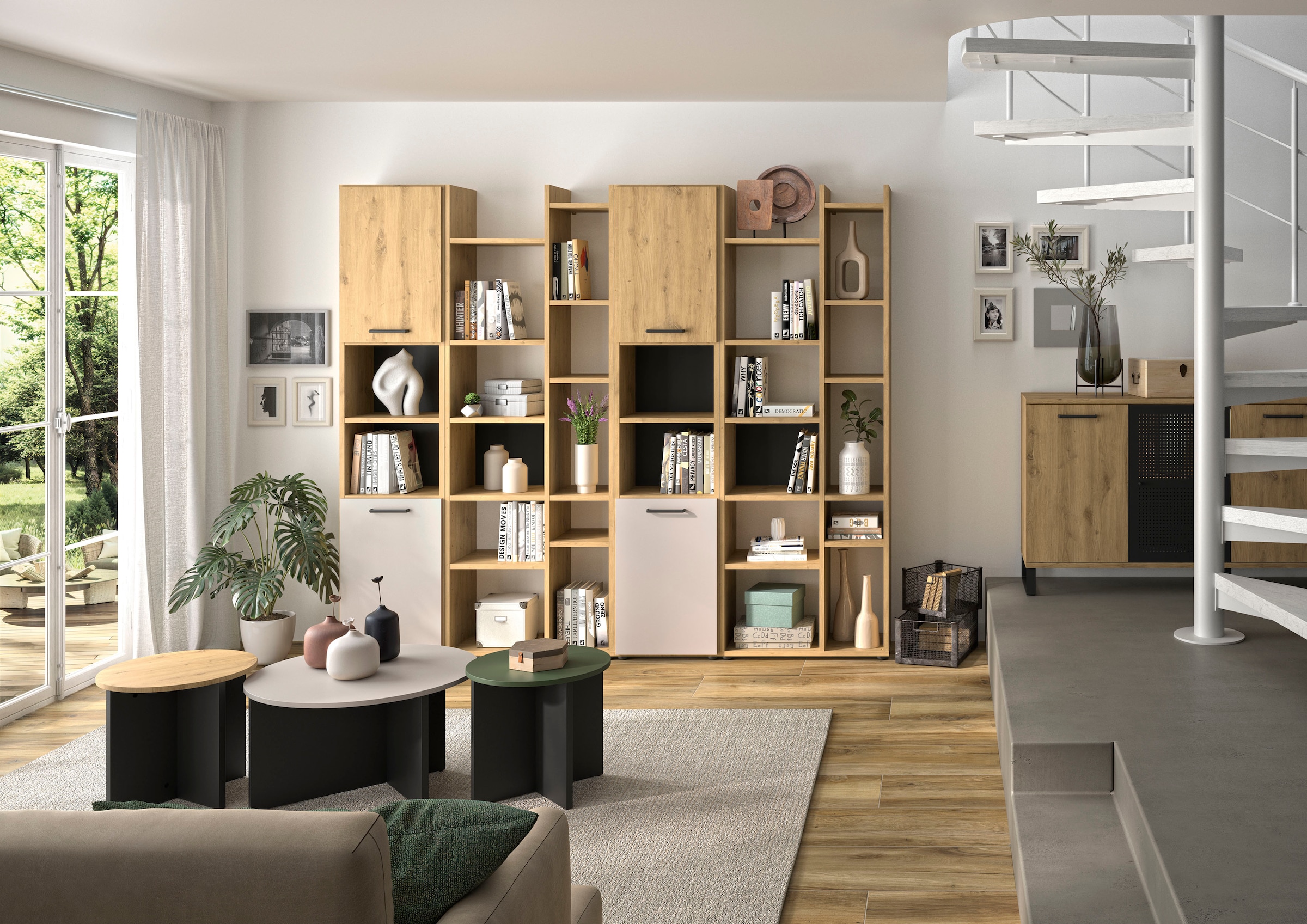Gami Couchtisch »CRAFT«, Set aus 3 Couchtischen