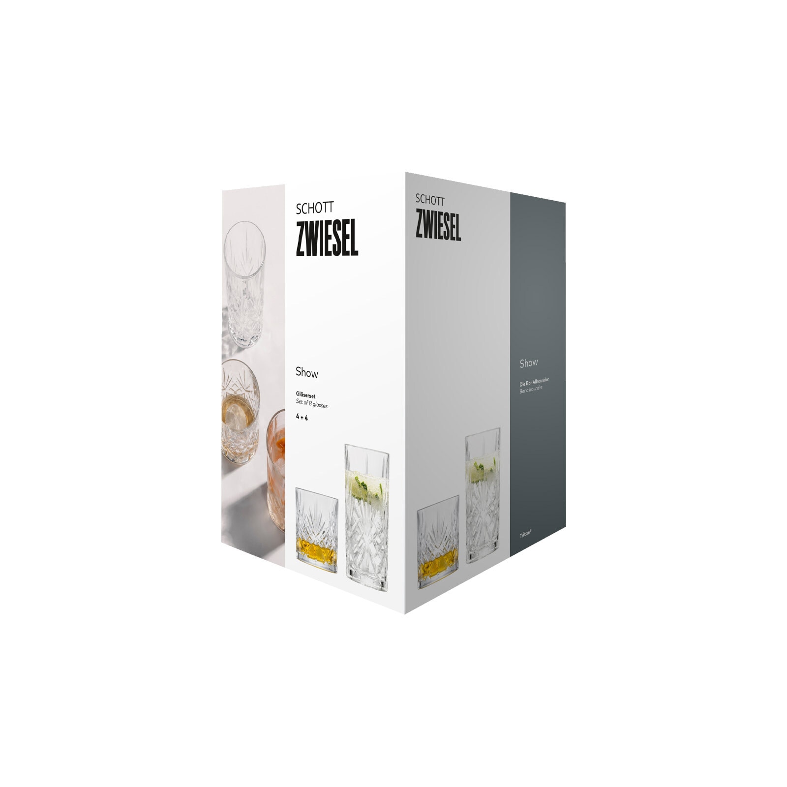 SCHOTT-ZWIESEL Glas »Bargläserset Show 8er Set transparent«