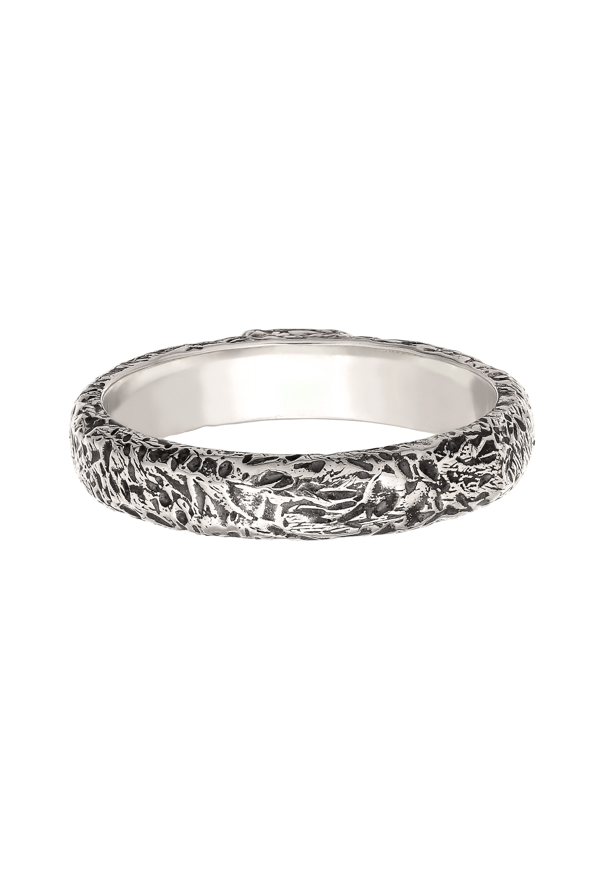 HAZE & GLORY Silberring »Ring Tiger Auge Braun Oxidiert 925 Sterling Silber«