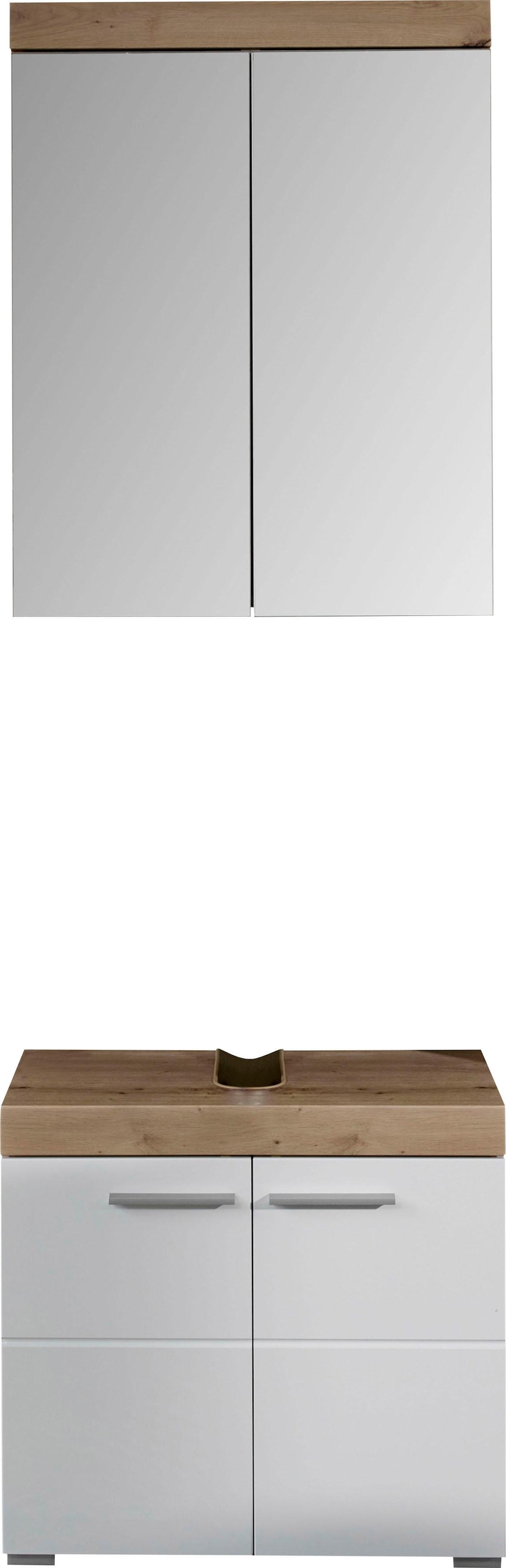 INOSIGN Badmöbel-Set »Avena«, (Set, 2 St.), Badezimmermöbel - Waschbeckenunterschrank und Spiegelschrank