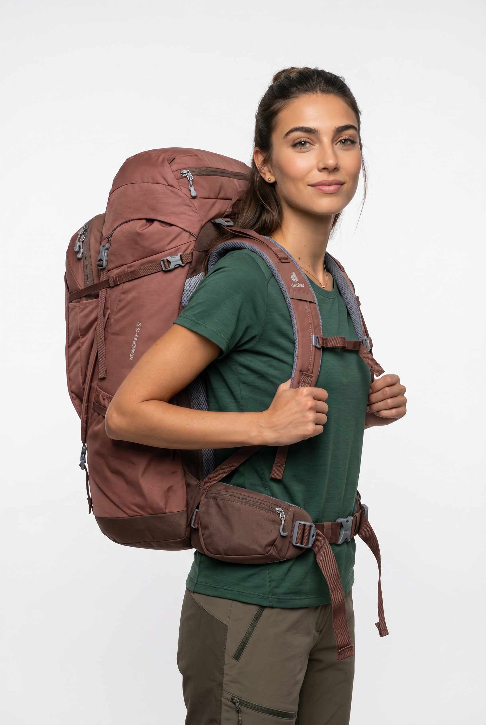 deuter Reiserucksack »Voyager 60+10 SL« mit 60 Liter Volumen und 10 Liter Volumen Daypack