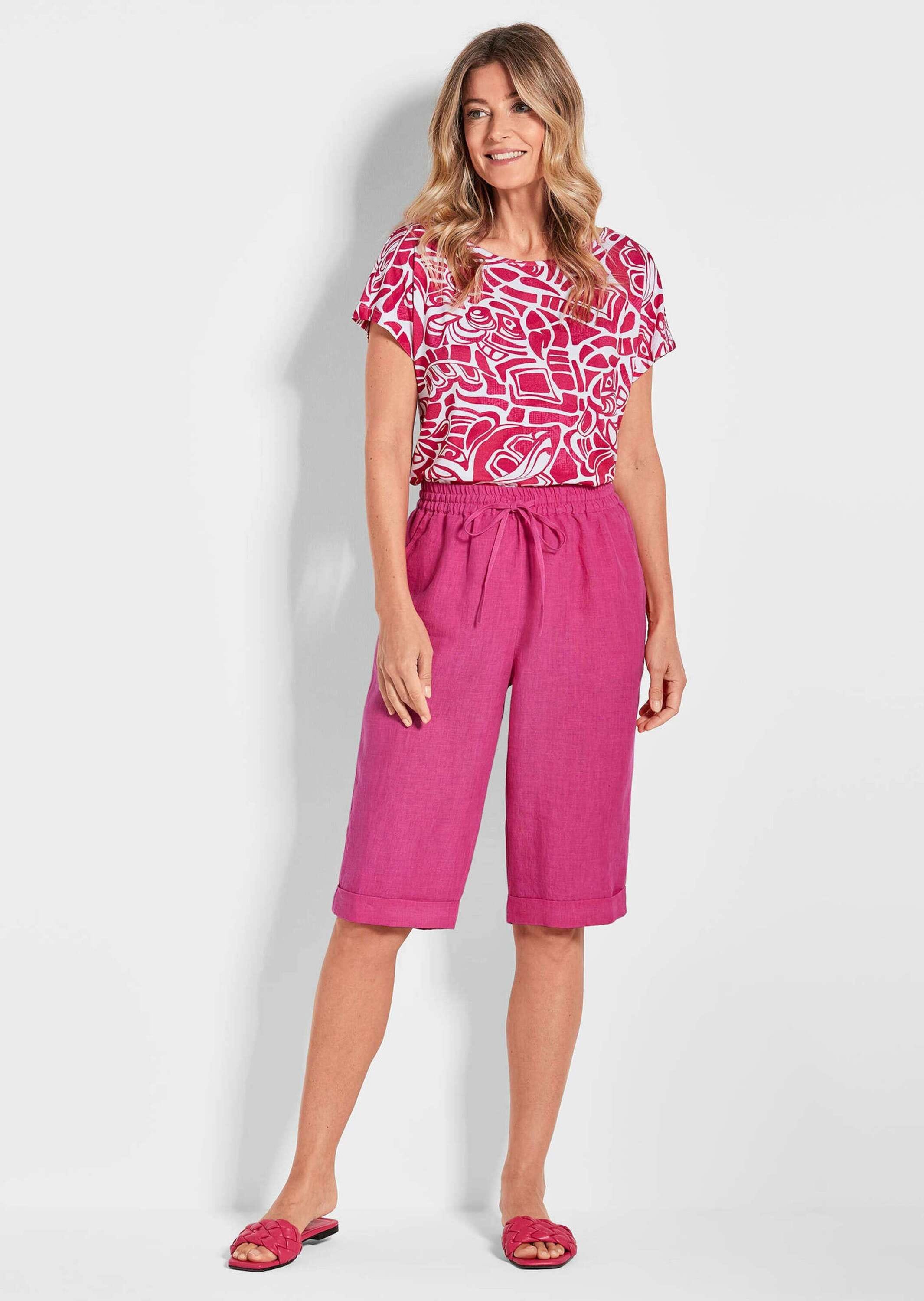 GOLDNER Schlupfhose »Kurzgröße Sportliche CARLA Midihose«