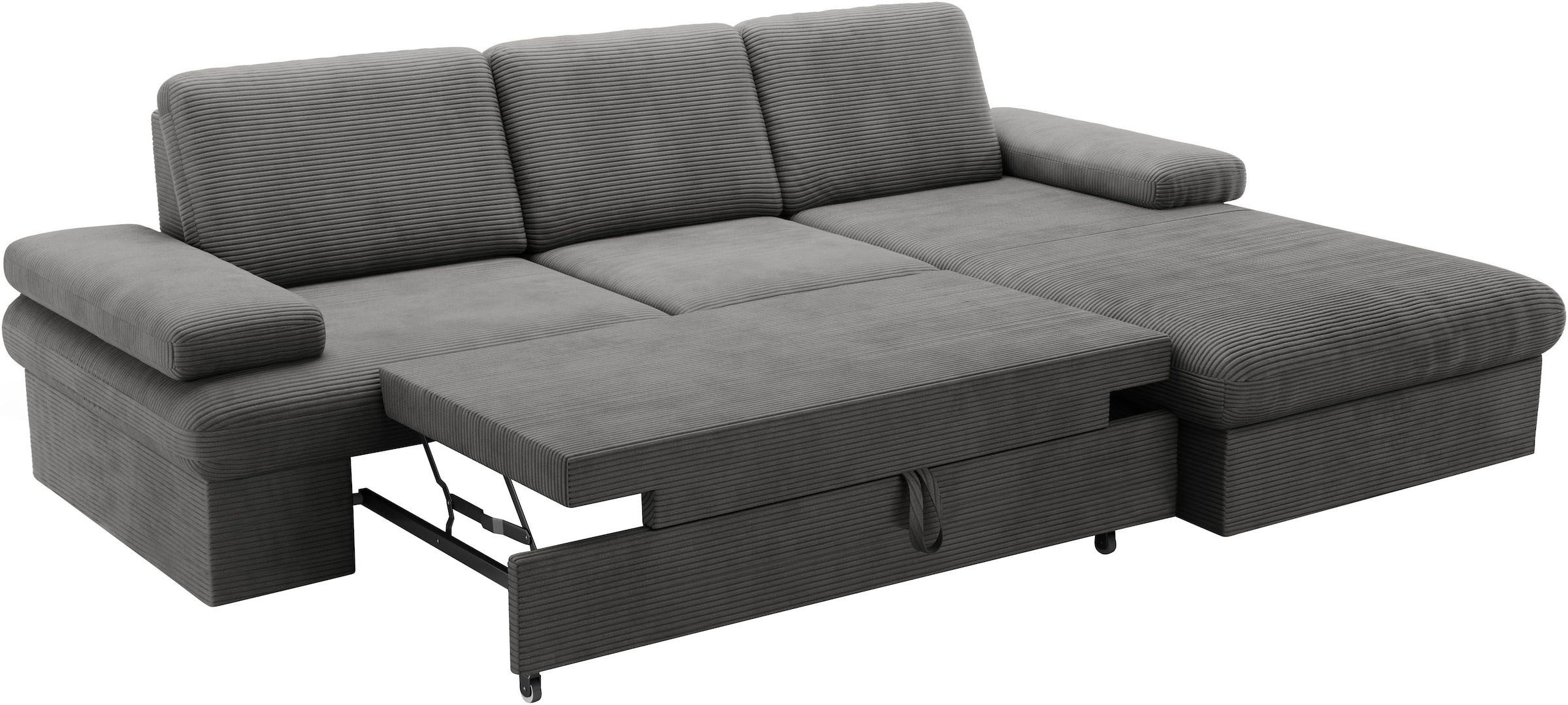 sit&more Ecksofa »Moreno«, mit Armteilverstellung,wahlweise mit Bettfunktion