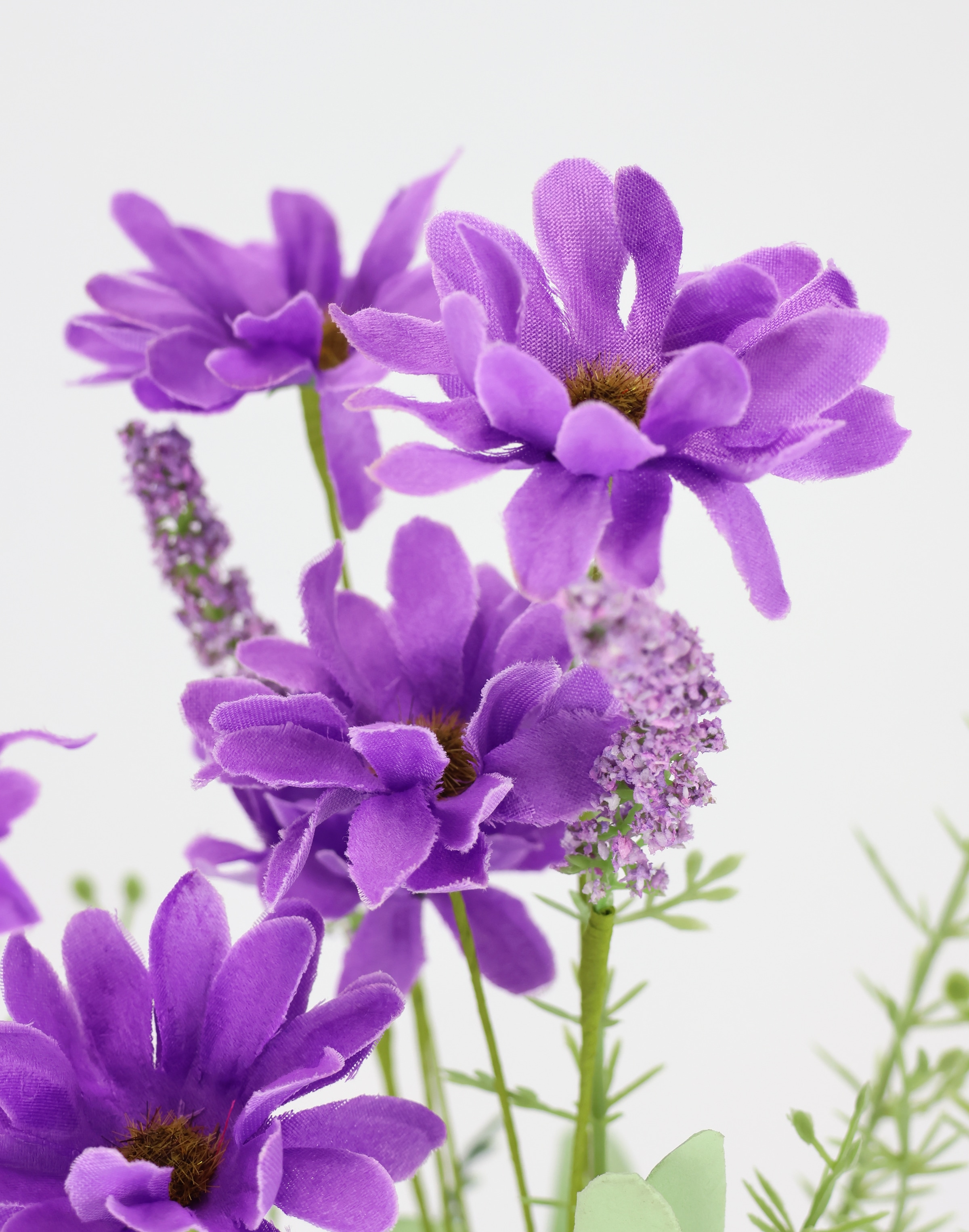 I.GE.A. Kunstblume »Margeriten-Mix-Strauß« 2er Set Blumenstrauß Gänseblümchen Bouquet Kunstblumen Strauß Blumen