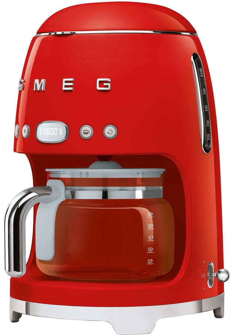 Smeg 1x4 XXL Permanentfilter, »DCF02RDEU«, Jahren Garantie mit 3 Filterkaffeemaschine