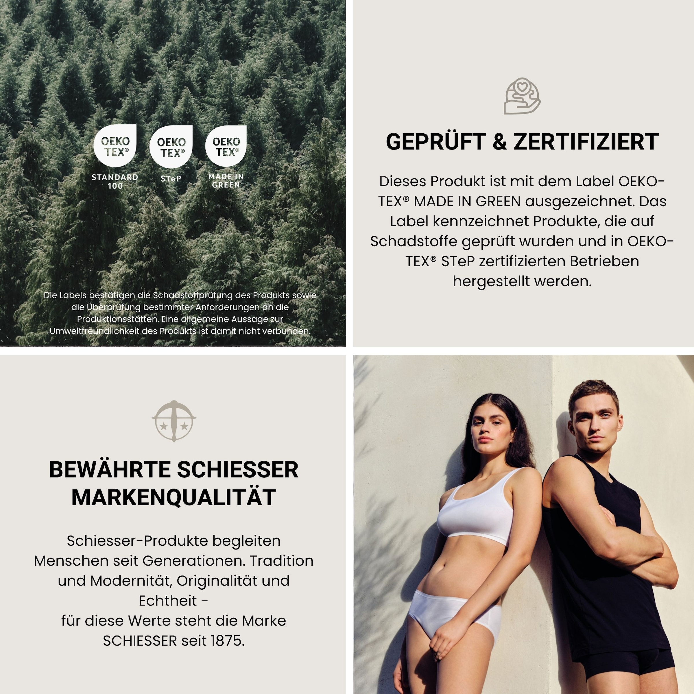 Schiesser Bettwäsche »Dion aus weicher Baumwolle oder Baumwollsatin mit Streifen-Design«
