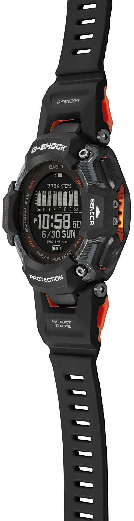 CASIO G-SHOCK Smartwatch, Solaruhr, Armbanduhr, Herrenuhr, Digitaluhr,Stoppfunktion, Weltzeit)