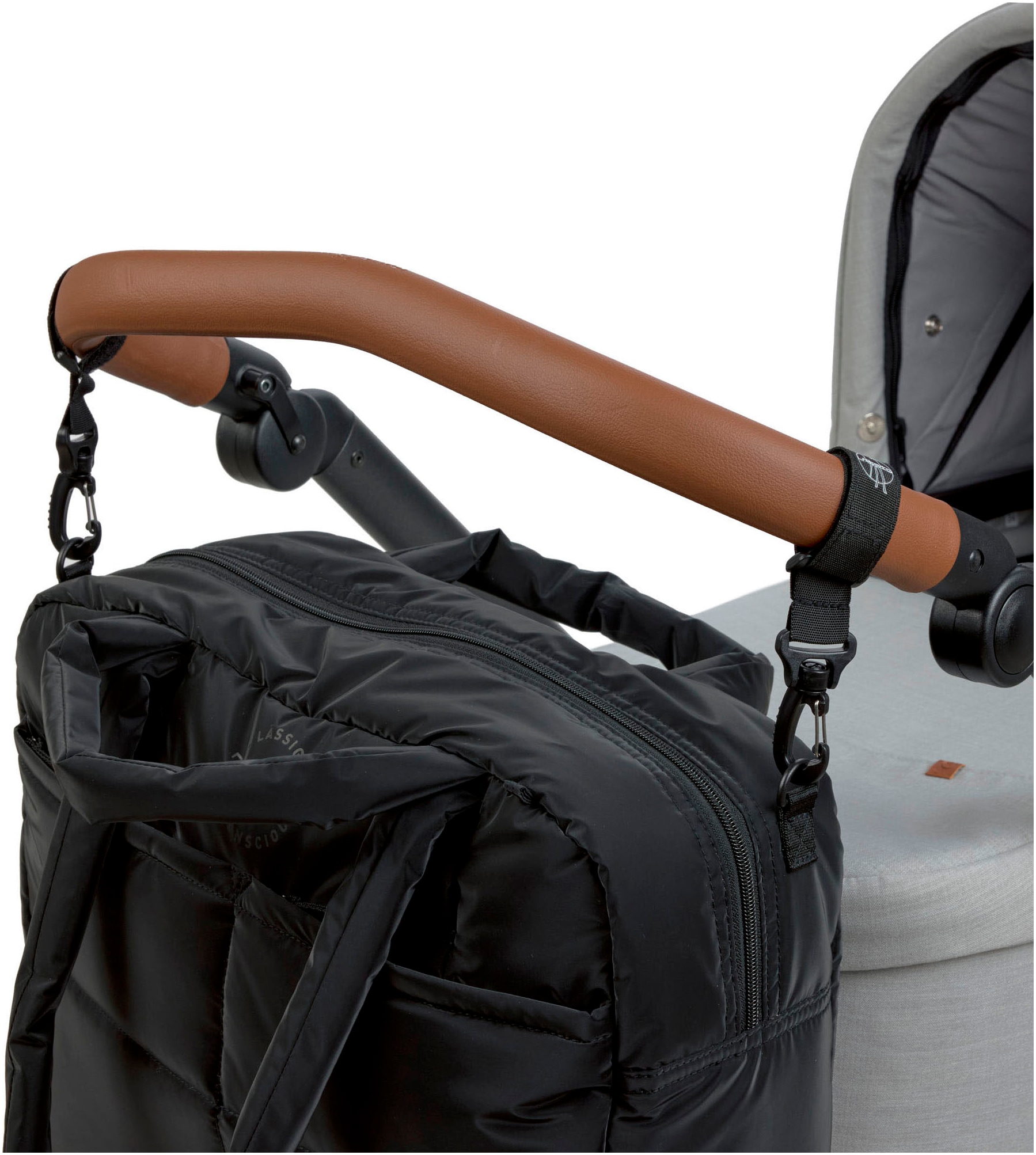 LÄSSIG Wickeltasche »Green Label, Everyday Bag black«, für Kinderwagen oder Buggy