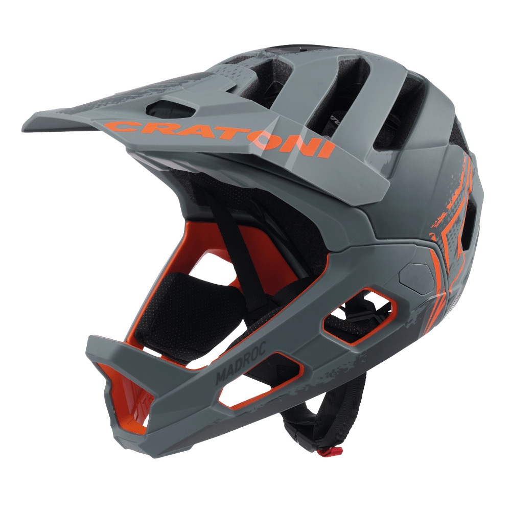 Fahrradhelm »MTB-Fahrradhelm Madroc anthrazit-orange matt«