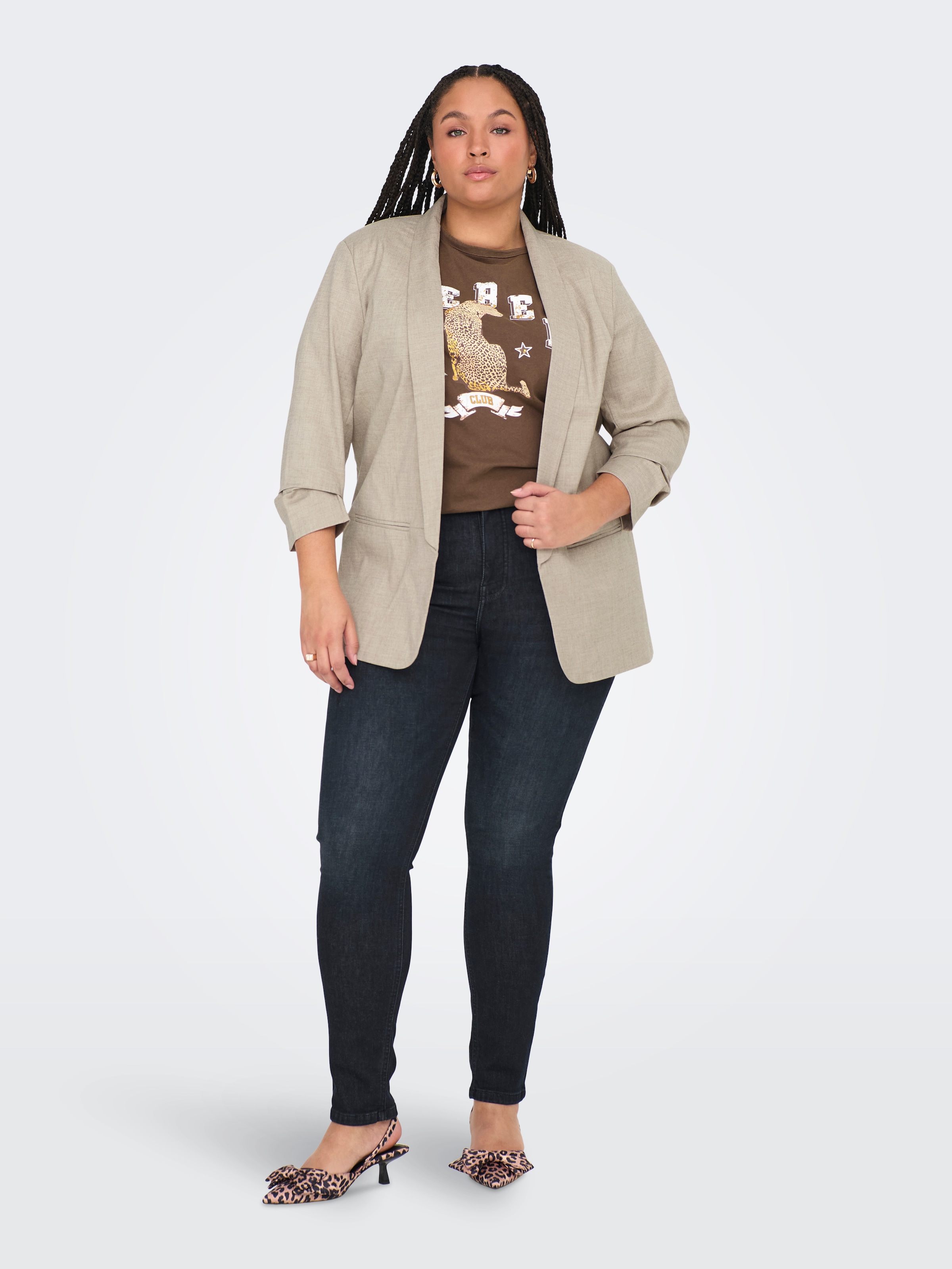 ONLY CARMAKOMA Kurzblazer »CARELLY 3/4 LIFE BLAZER WVN«