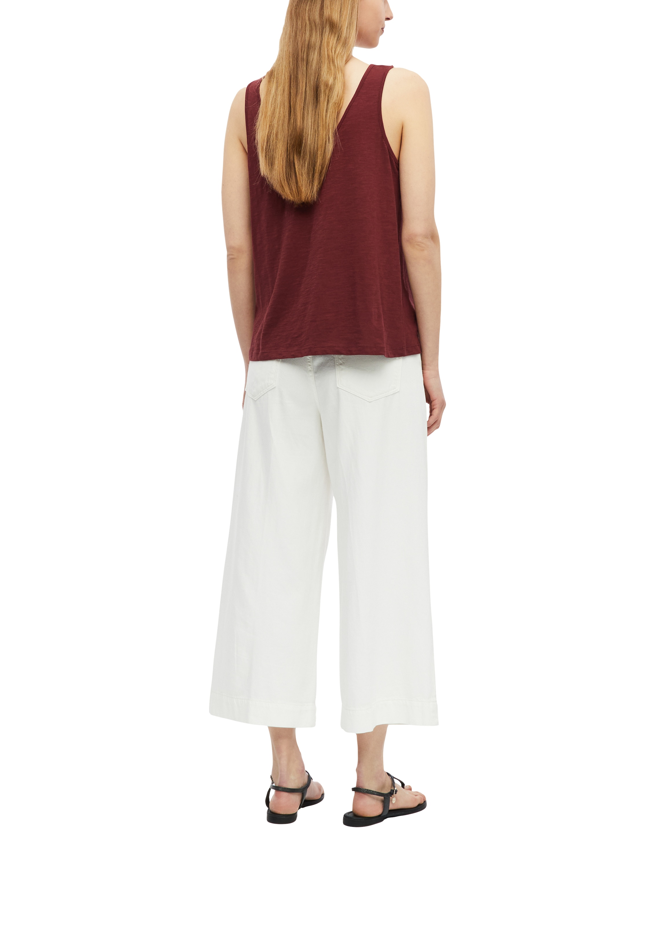 s.Oliver Shirttop Sommertop mit Knoten-Detail