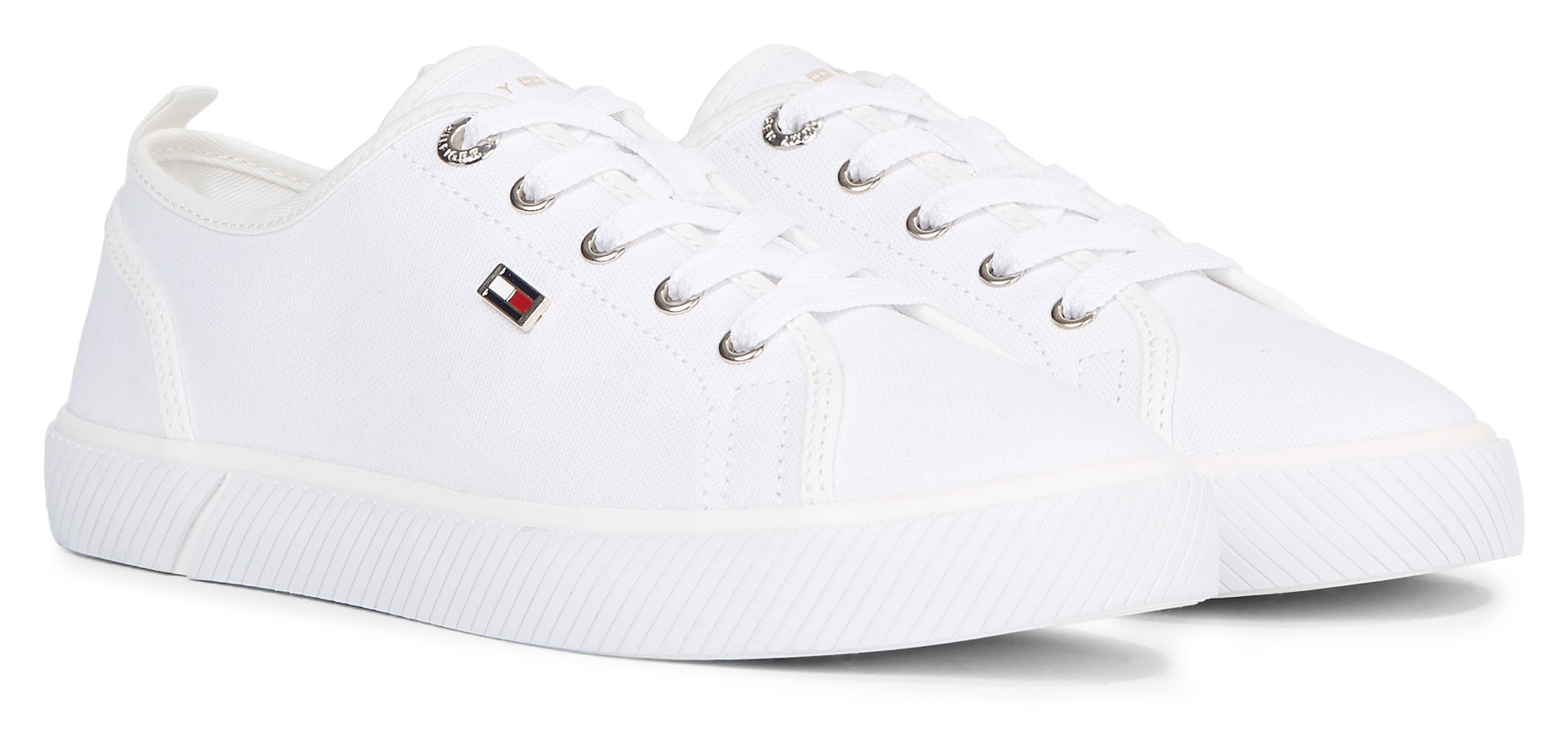 Plateausneaker »VULC CANVAS SNEAKER«, Freizeitschuh, Halbschuh, Schnürschuh mit...