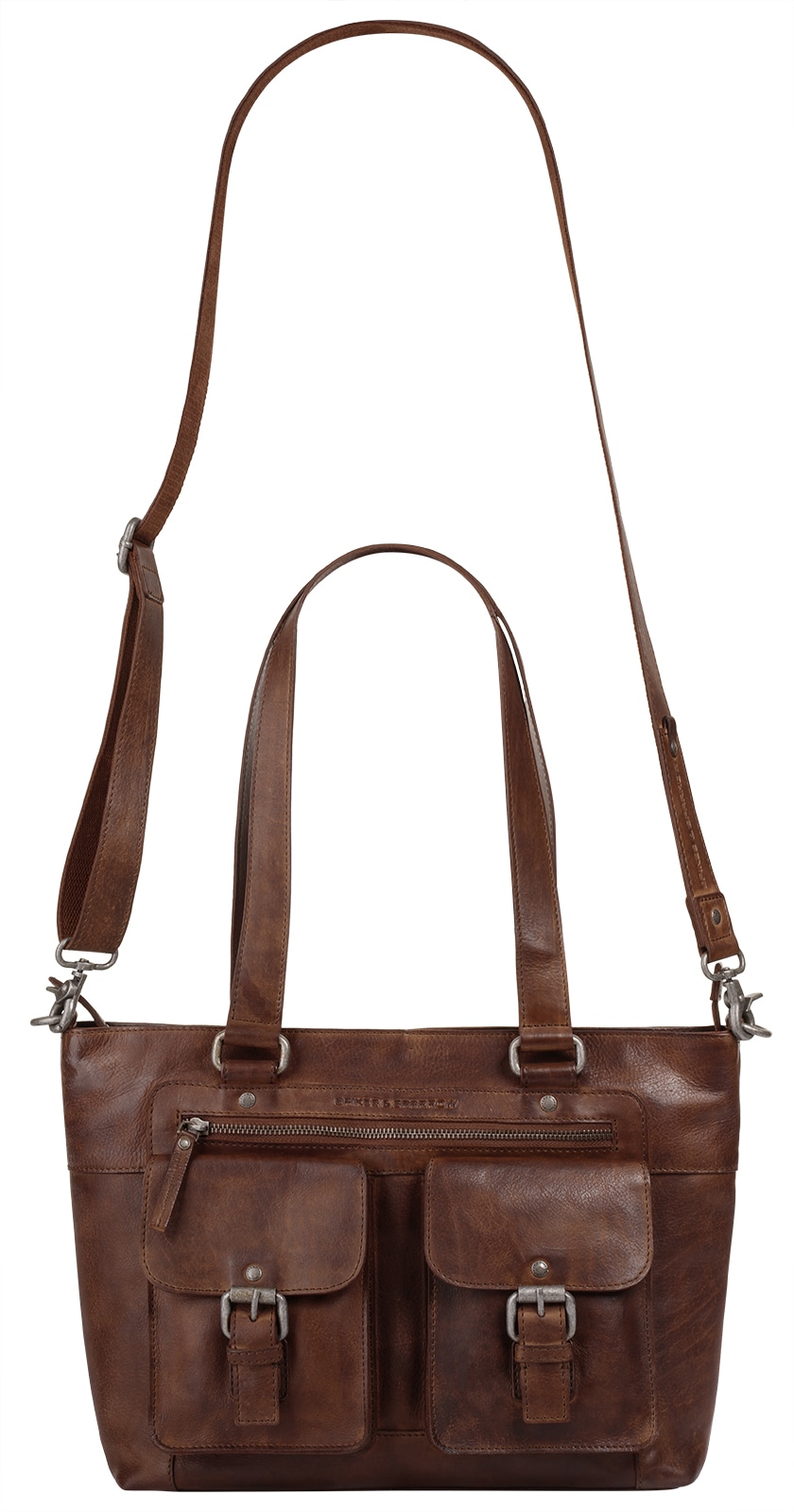 Spikes & Sparrow Shopper, echt Leder