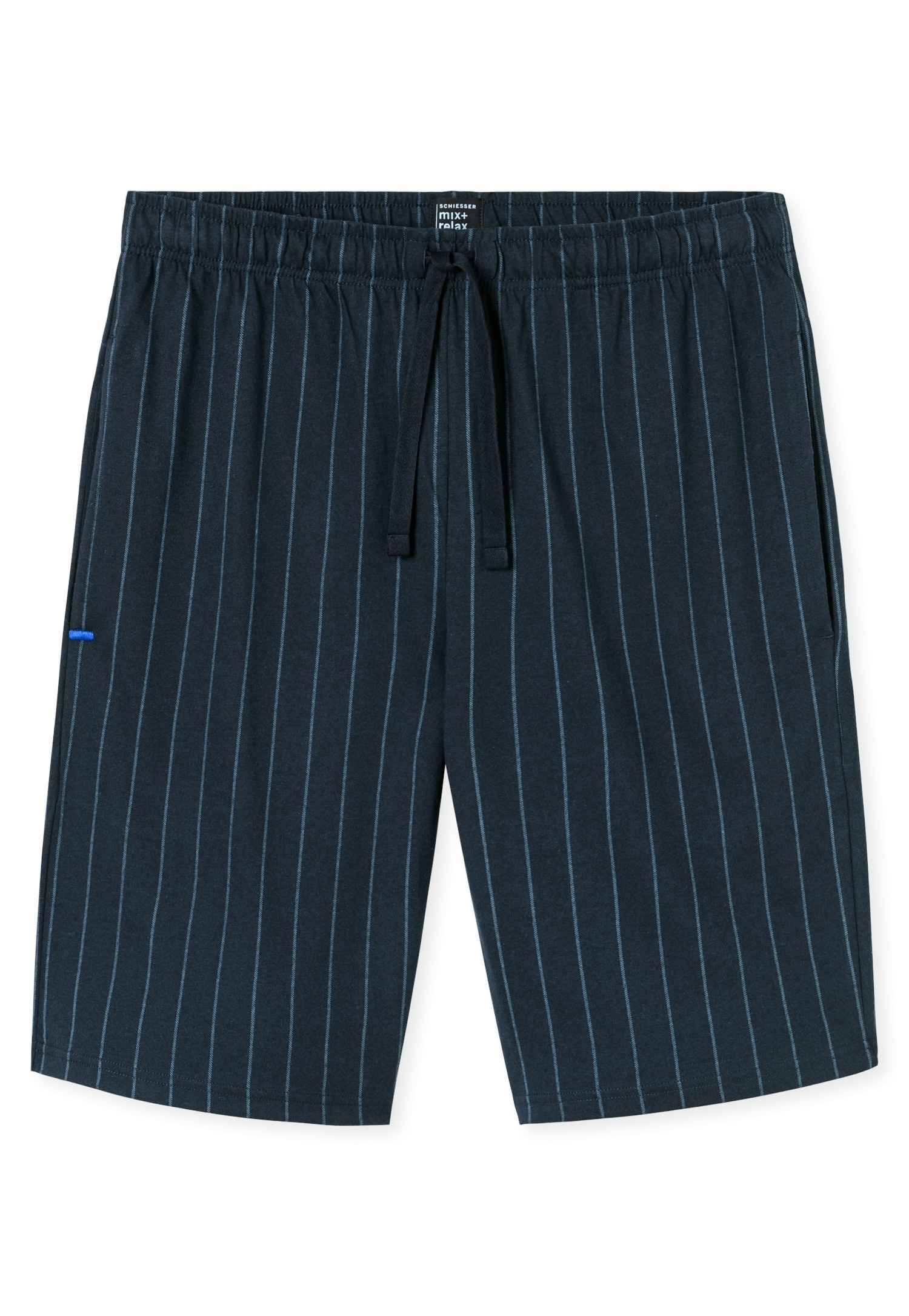 Schiesser Pyjamahose »Mix + Relax«, Baumwolle, seitliche Taschen, Bindekordel